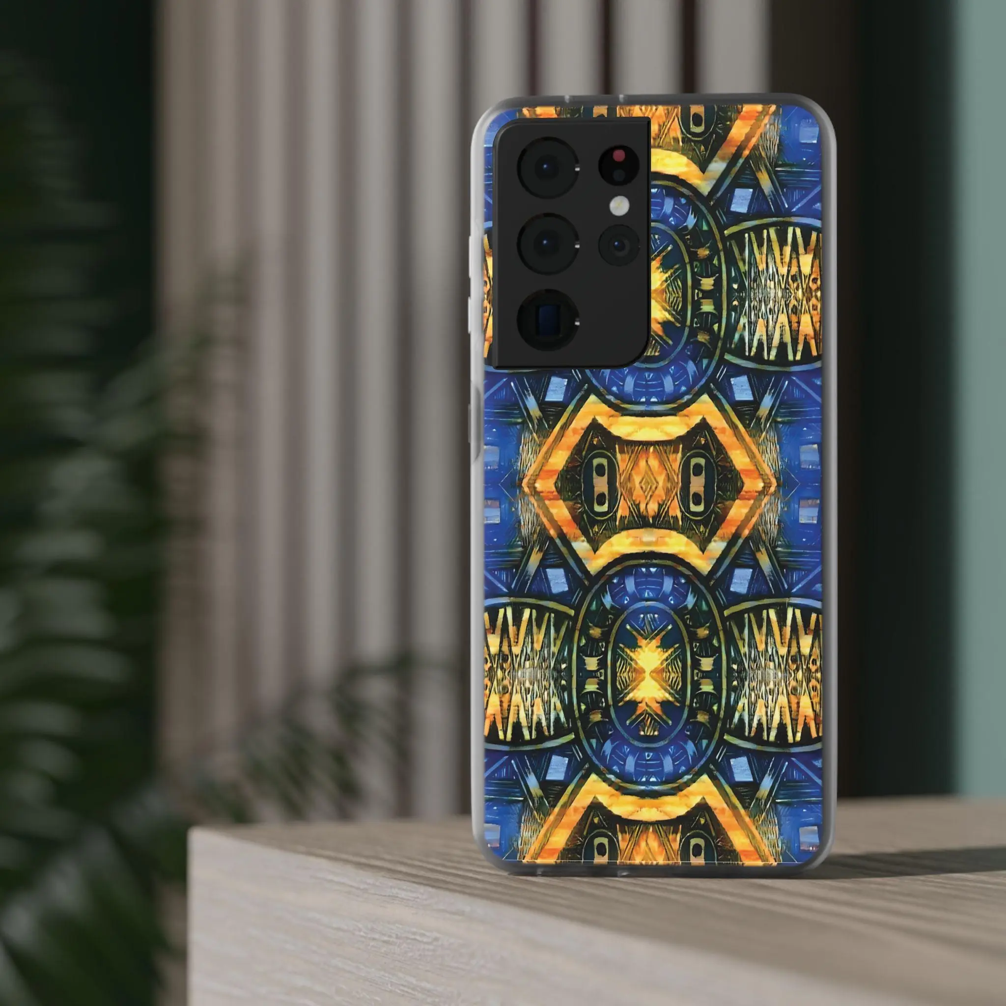 Blue Shield Android Flexi Case - Walt Smith Fiji Ocean Art - Supports ADE Reef Restoration