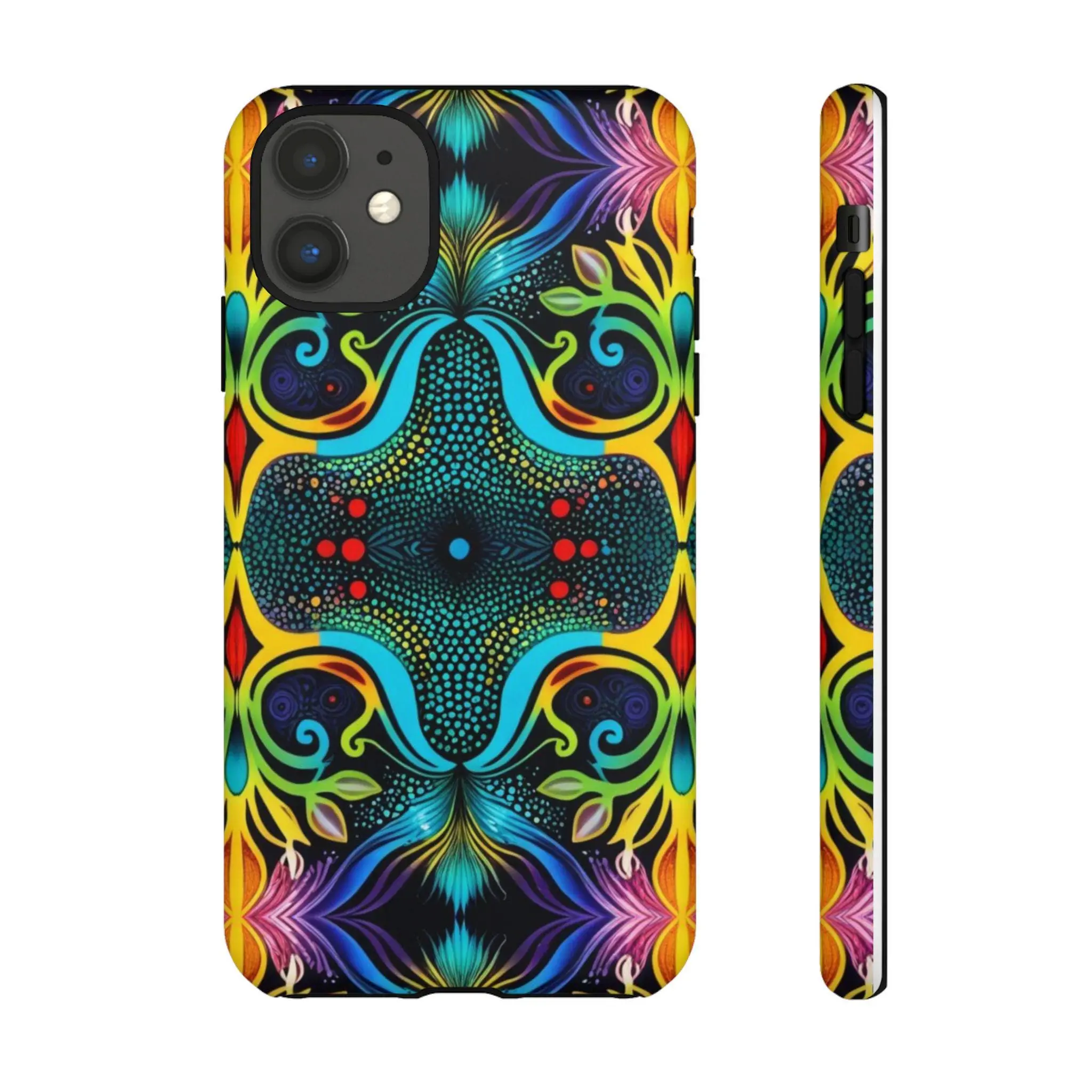 Psychedelic Abo iPhone Tough Case - Walt Smith Fiji Ocean Art - Supports ADE Reef Restoration