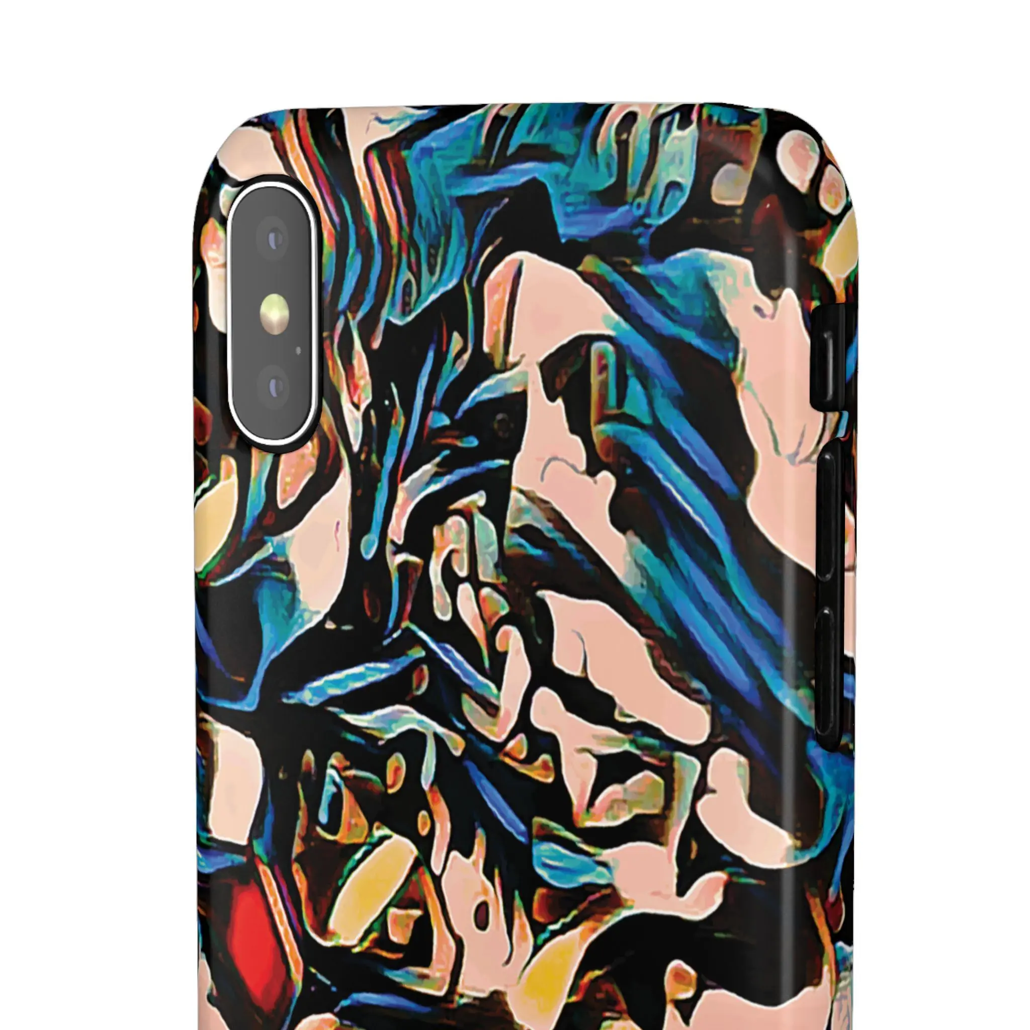 Black Rose iPhone Snap Case - Walt Smith Fiji Ocean Art - Supports ADE Reef Restoration