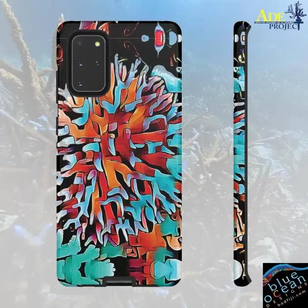 Aqua Spike Android Tough Case - Walt Smith Fiji Ocean Art - Supports ADE Reef Restoration