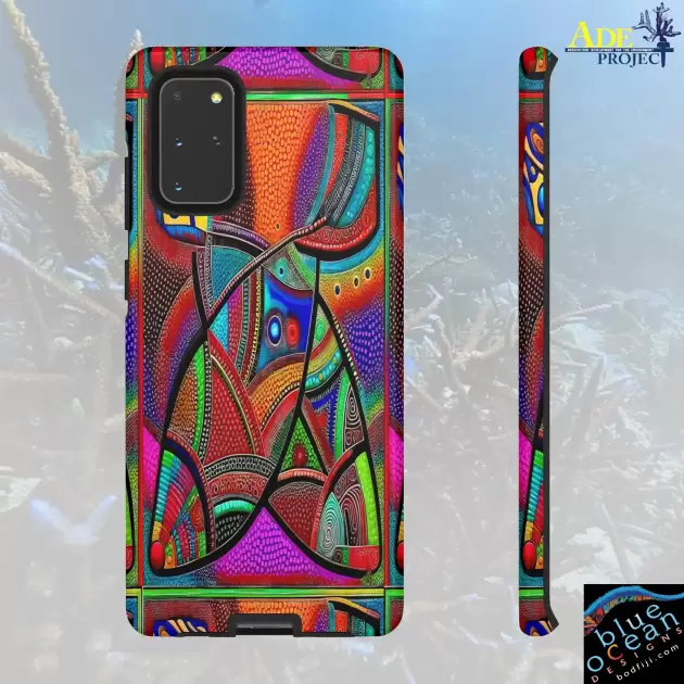 Artistic Fish Android Tough Case - Walt Smith Fiji Ocean Art - Supports ADE Reef Restoration