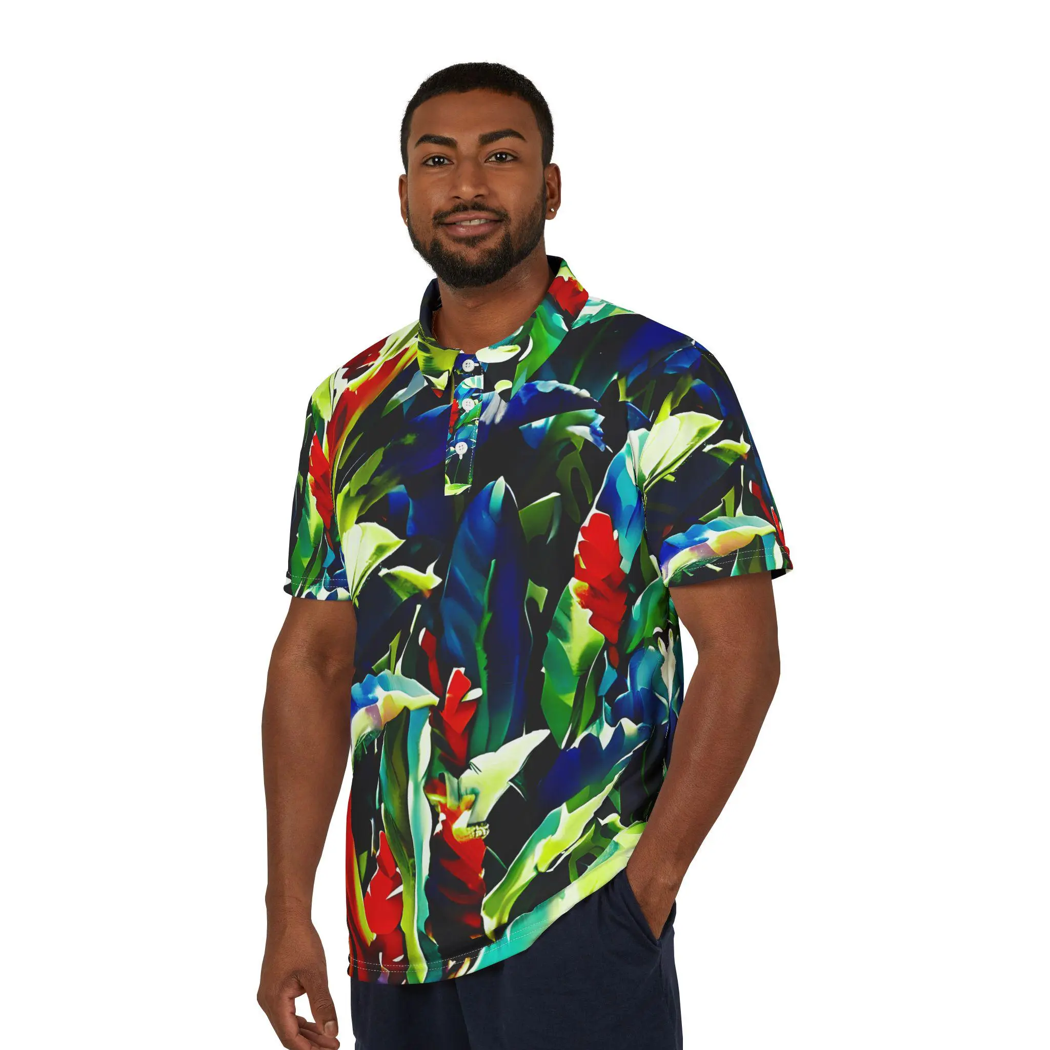 Floral Ginger - Polo Shirt