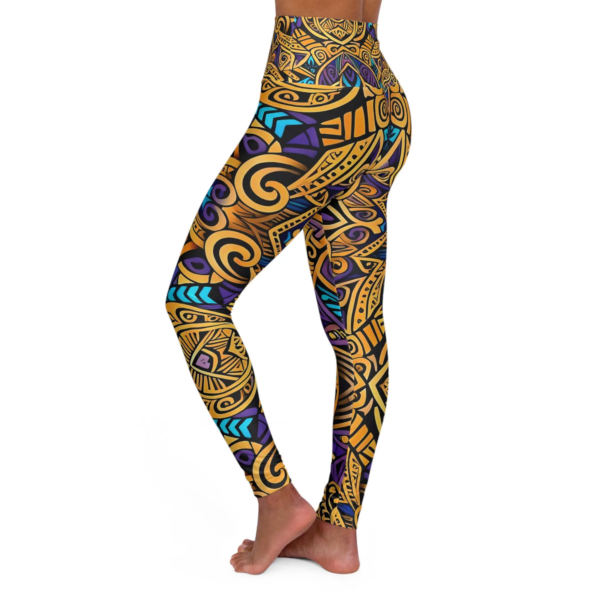 Gold Indo - Yoga Pants