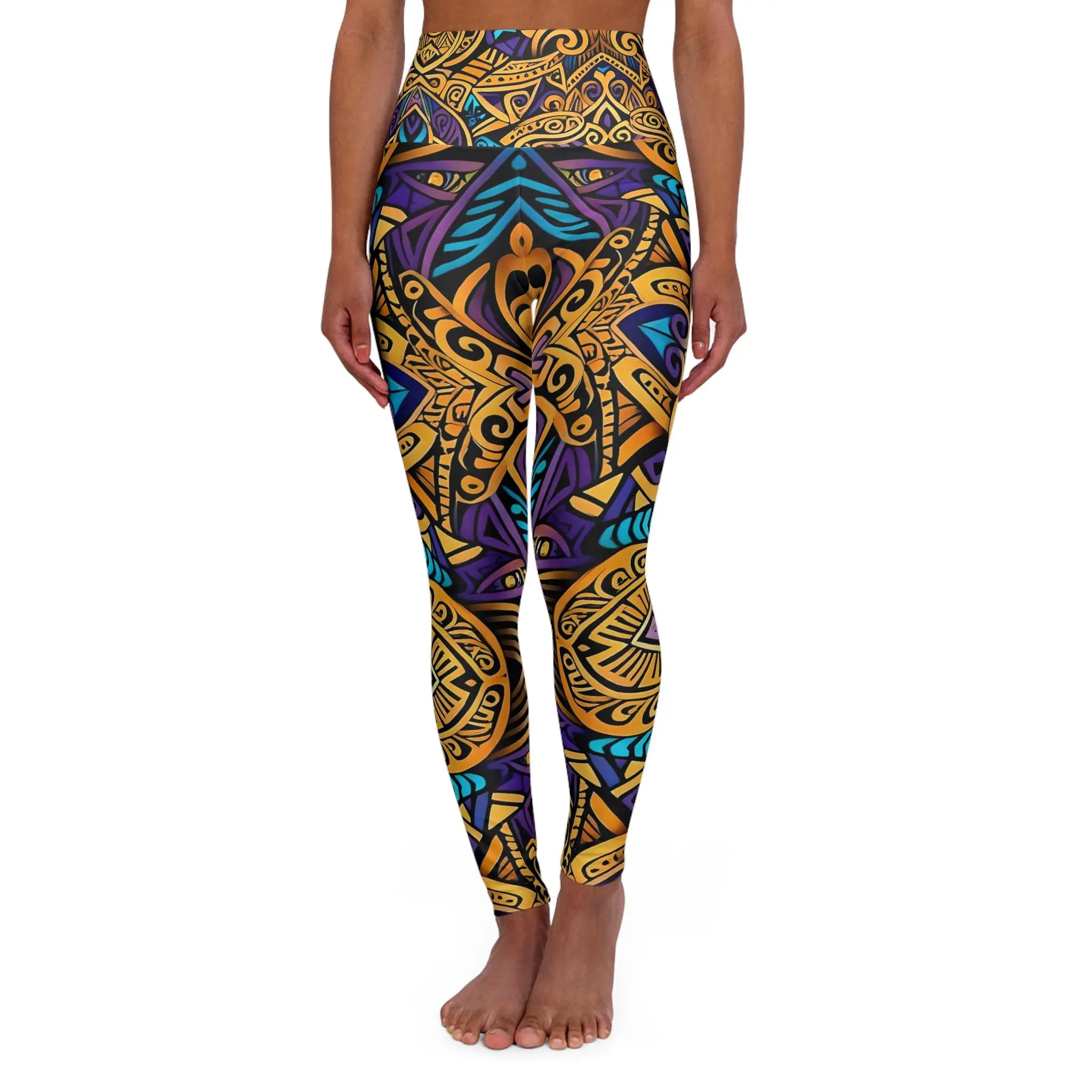 Gold Indo - Yoga Pants