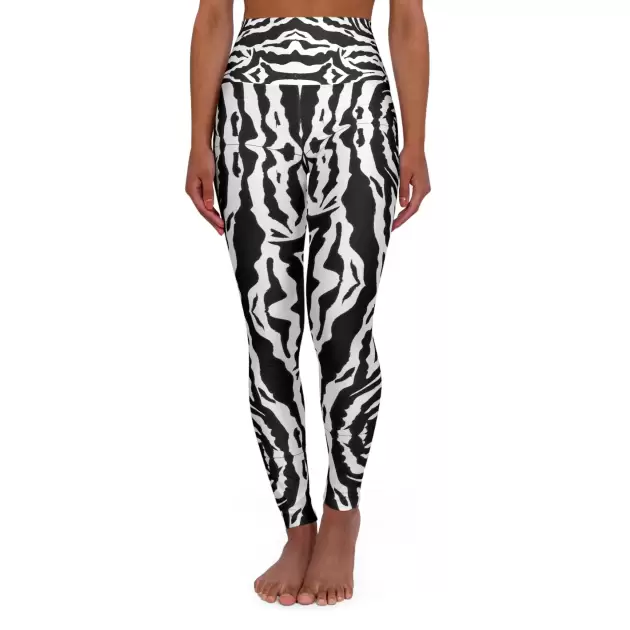 Zebra Confusion - Yoga Pants