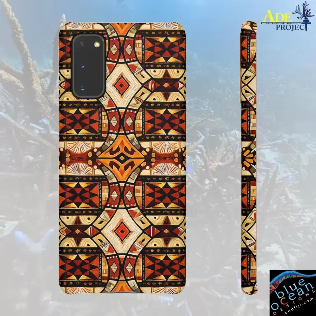 Tapa Too Tight Android Snap Case - Walt Smith Fiji Ocean Art - Supports ADE Reef Restoration