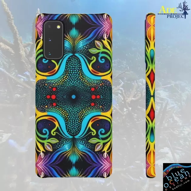 Psychedelic Abo Android Snap Case - Walt Smith Fiji Ocean Art - Supports ADE Reef Restoration