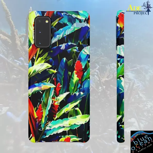 Floral Ginger Android Snap Case - Walt Smith Fiji Ocean Art - Supports ADE Reef Restoration