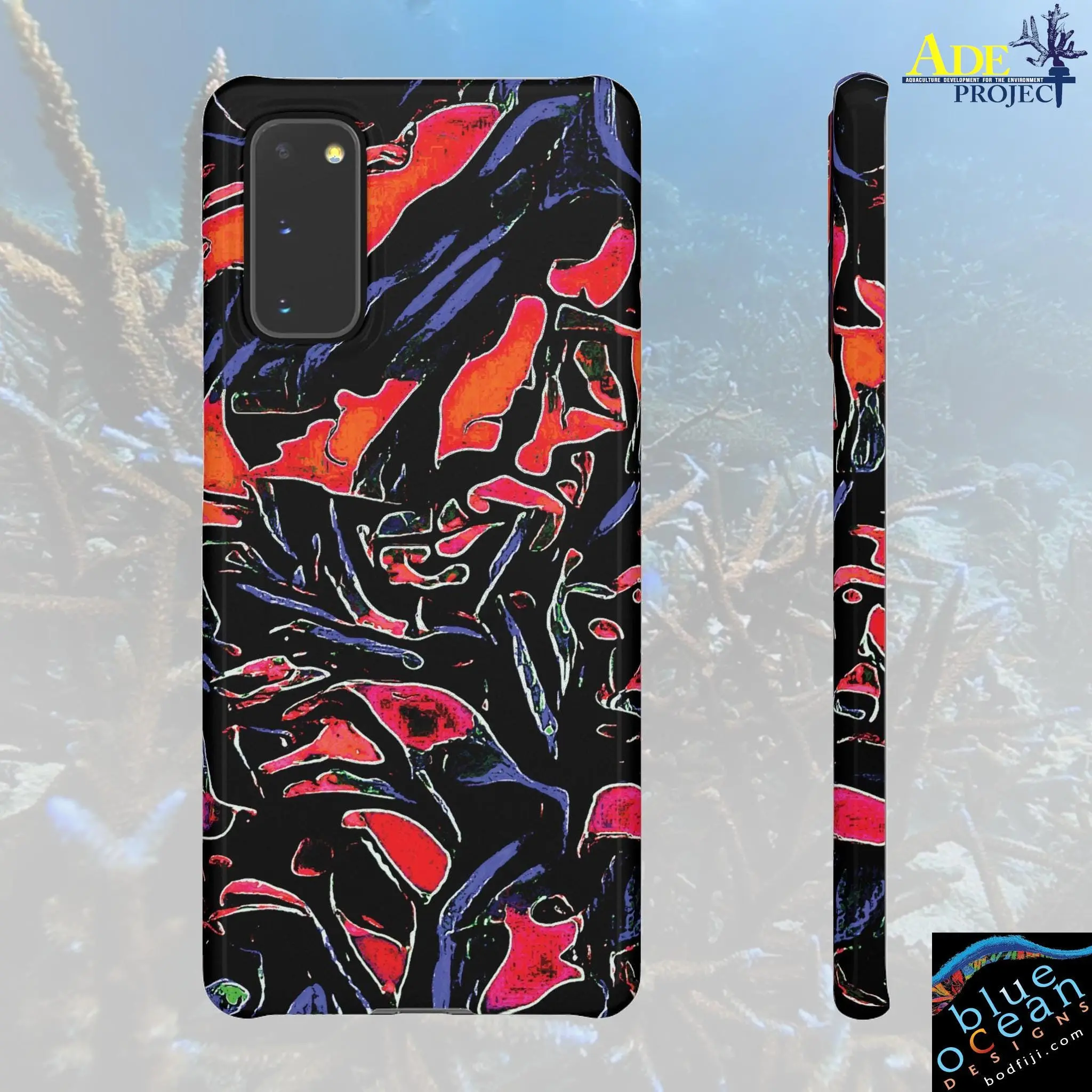 Dark Rider Android Snap Case - Walt Smith Fiji Ocean Art - Supports ADE Reef Restoration