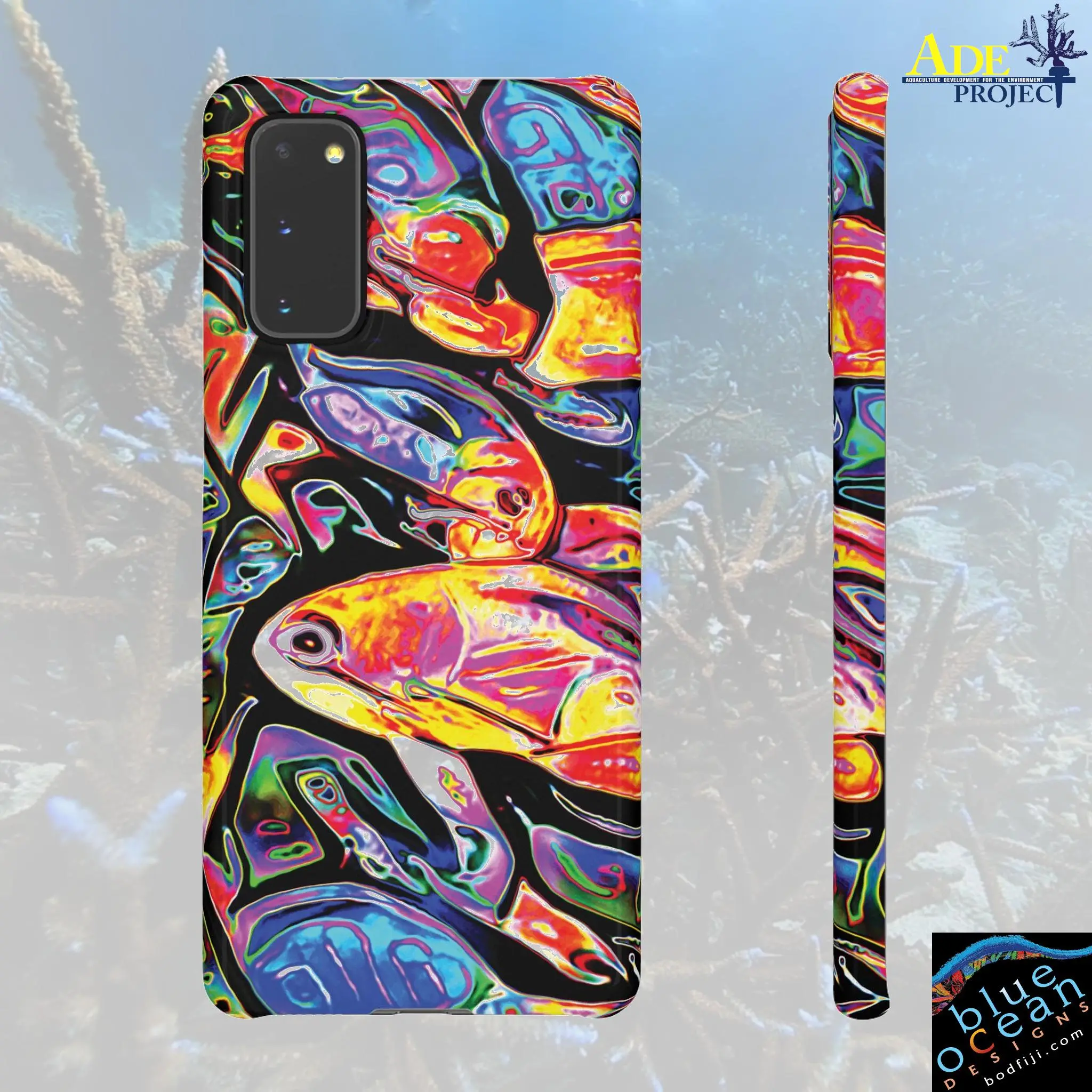 Busy Day Android Snap Case - Walt Smith Fiji Ocean Art - Supports ADE Reef Restoration