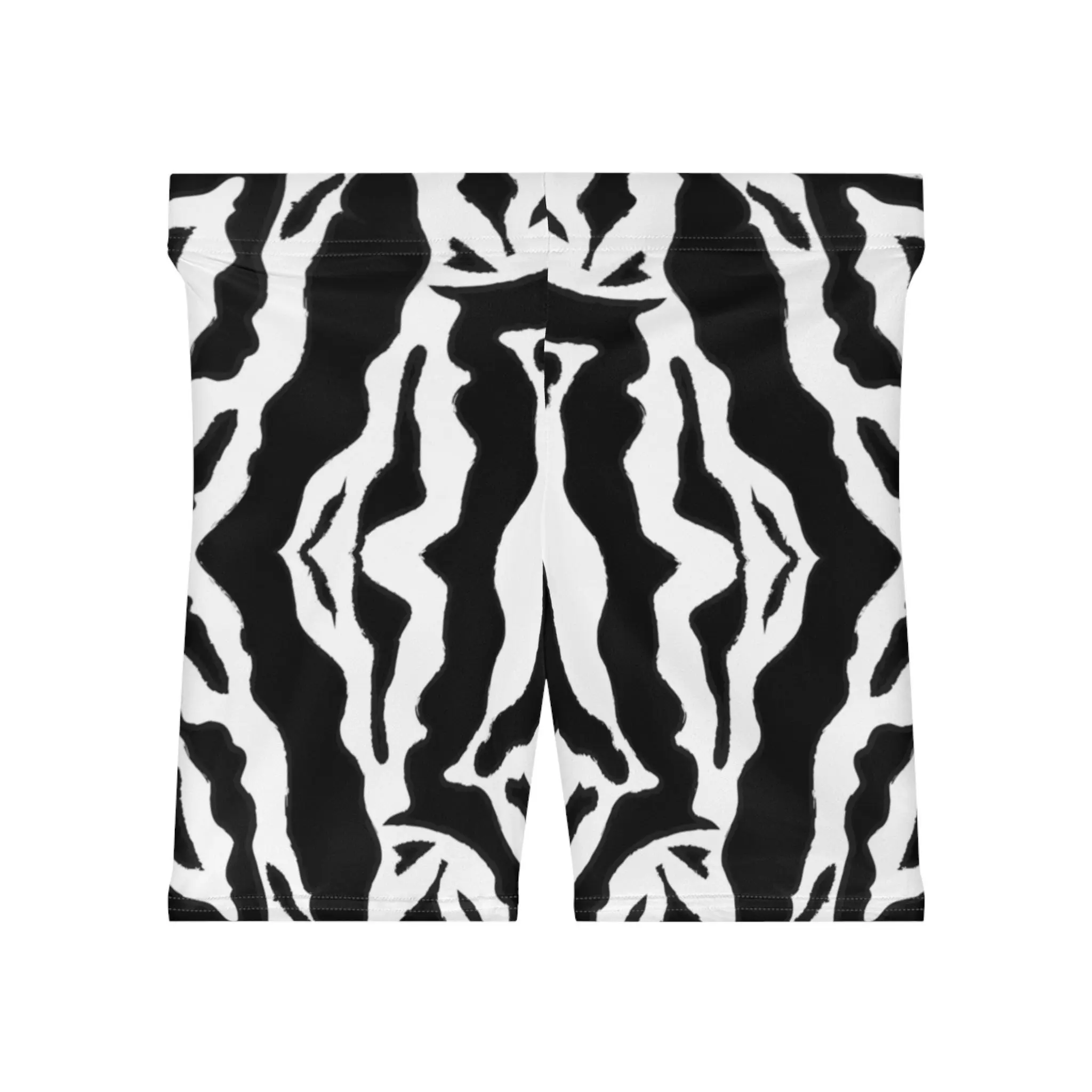 Zebra Confusion - Womens Biker Shorts