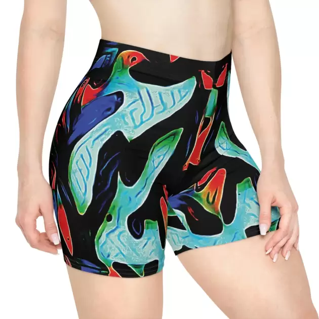 Wild Branch - Womens Biker Shorts
