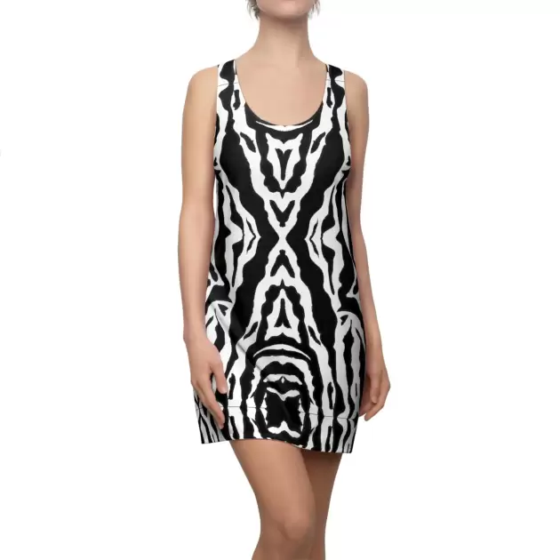 Zebra Confusion - Racerback Dress