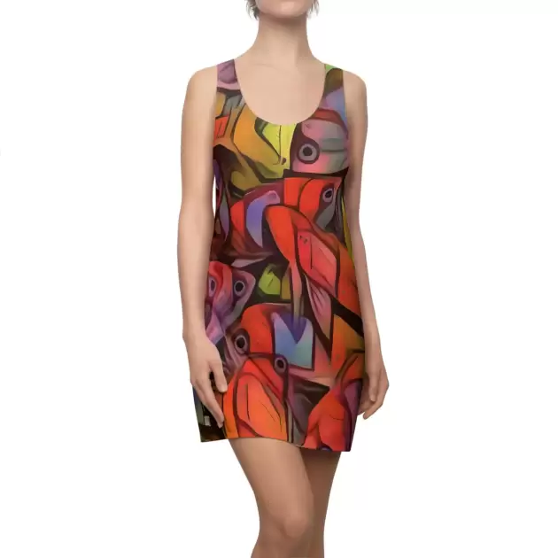 Speckle Backs - Racerback Dress