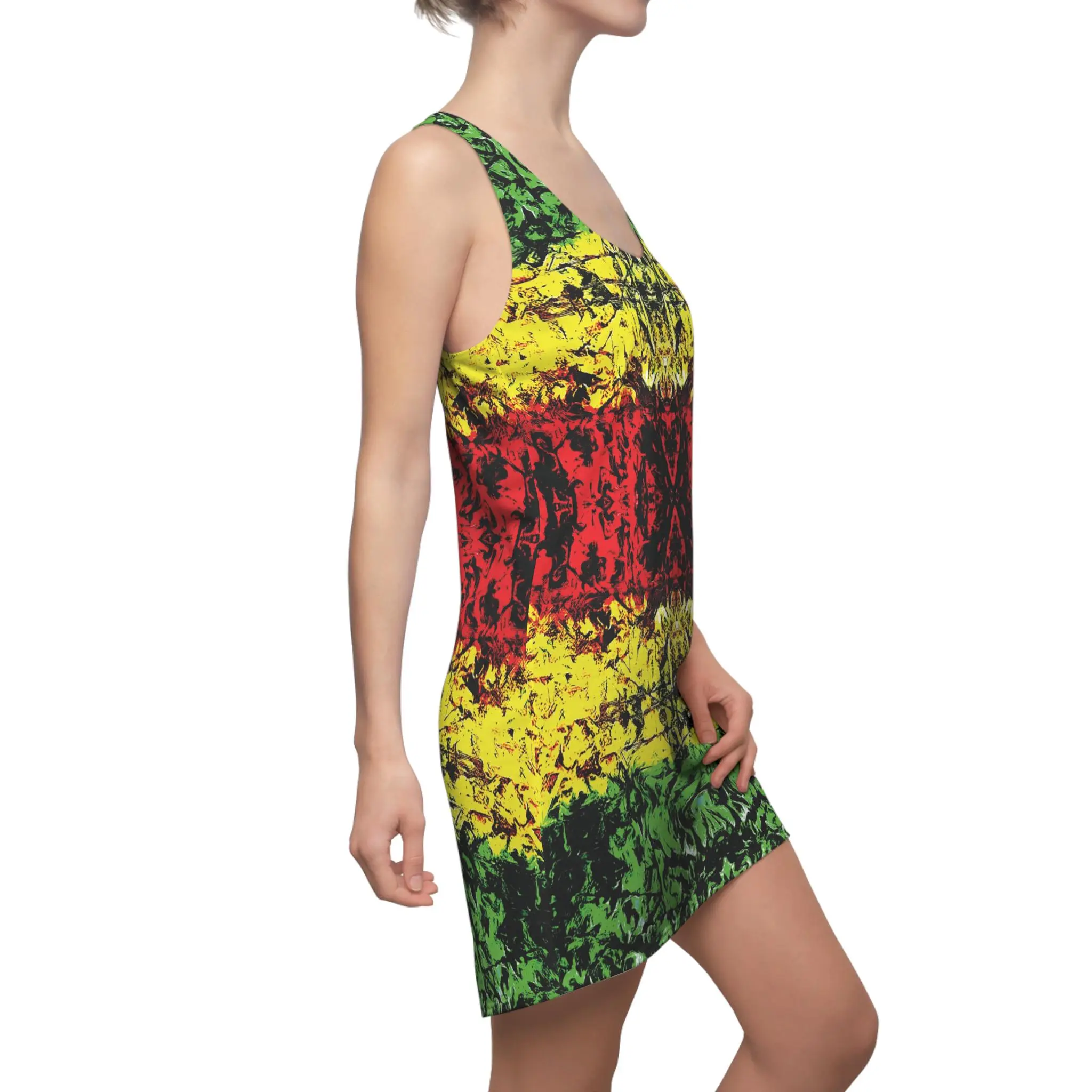Reggae Stripe - Racerback Dress