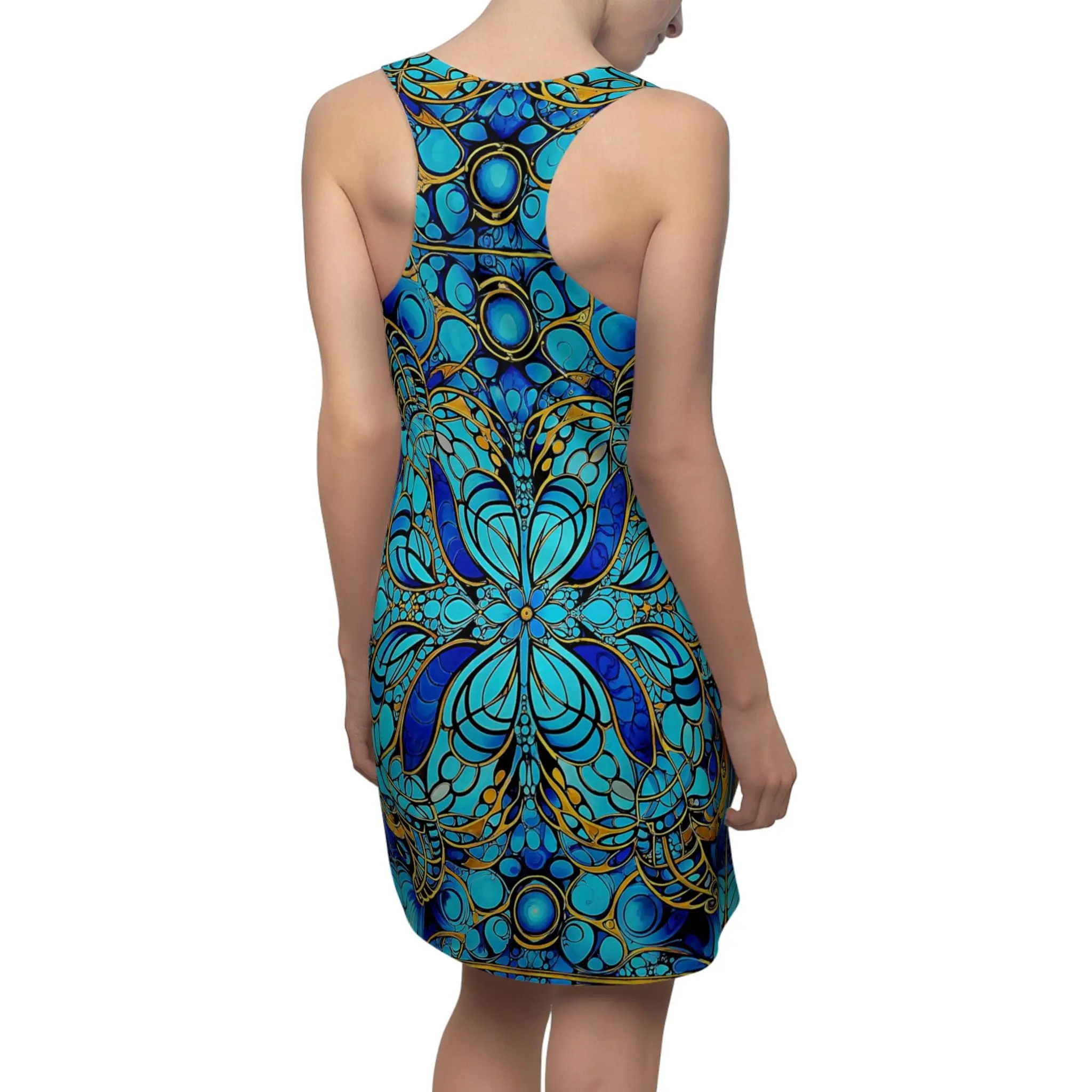 Blue Lobsters - Racerback Dress