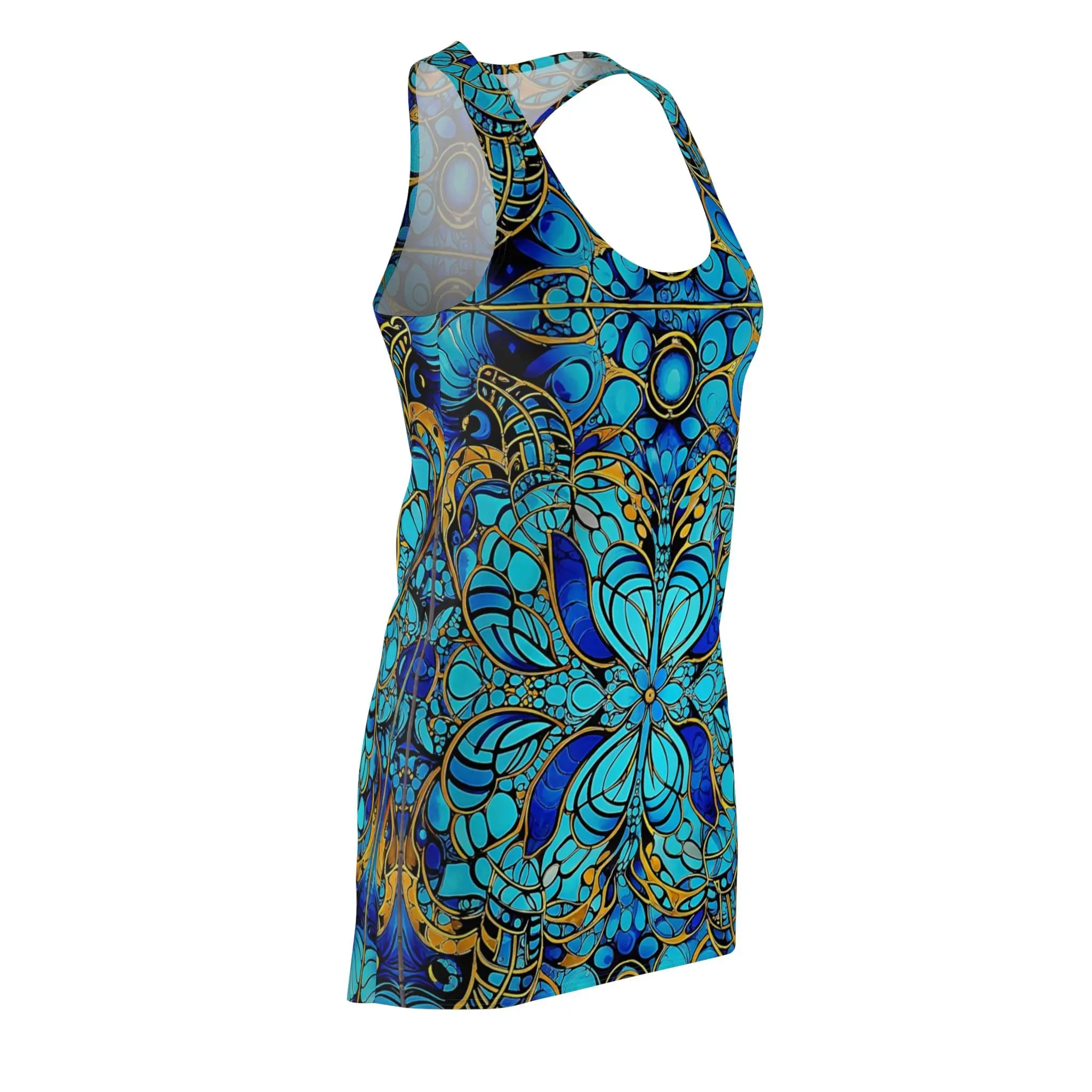 Blue Lobsters - Racerback Dress