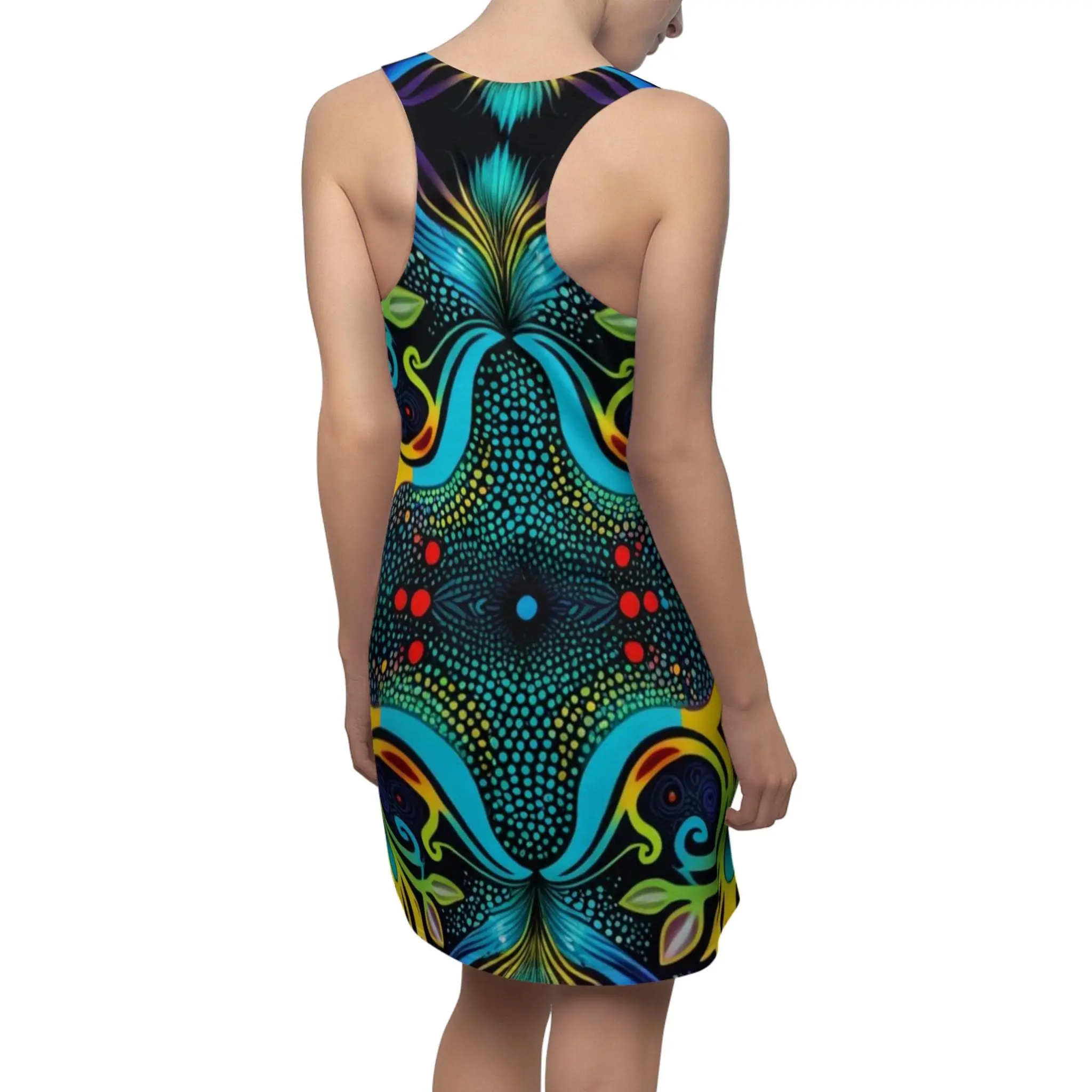 Psychedelic Abo - Racerback Dress