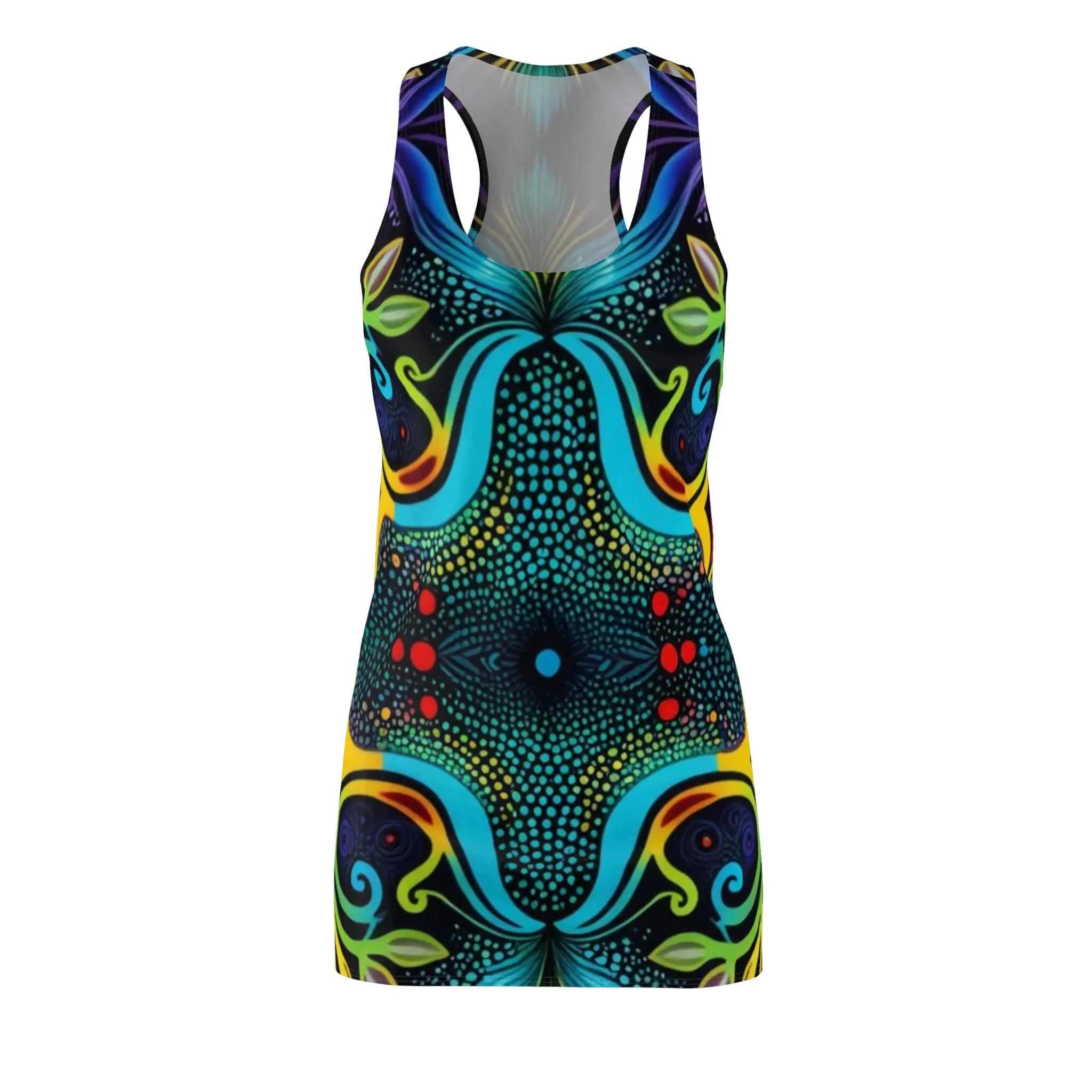 Psychedelic Abo - Racerback Dress