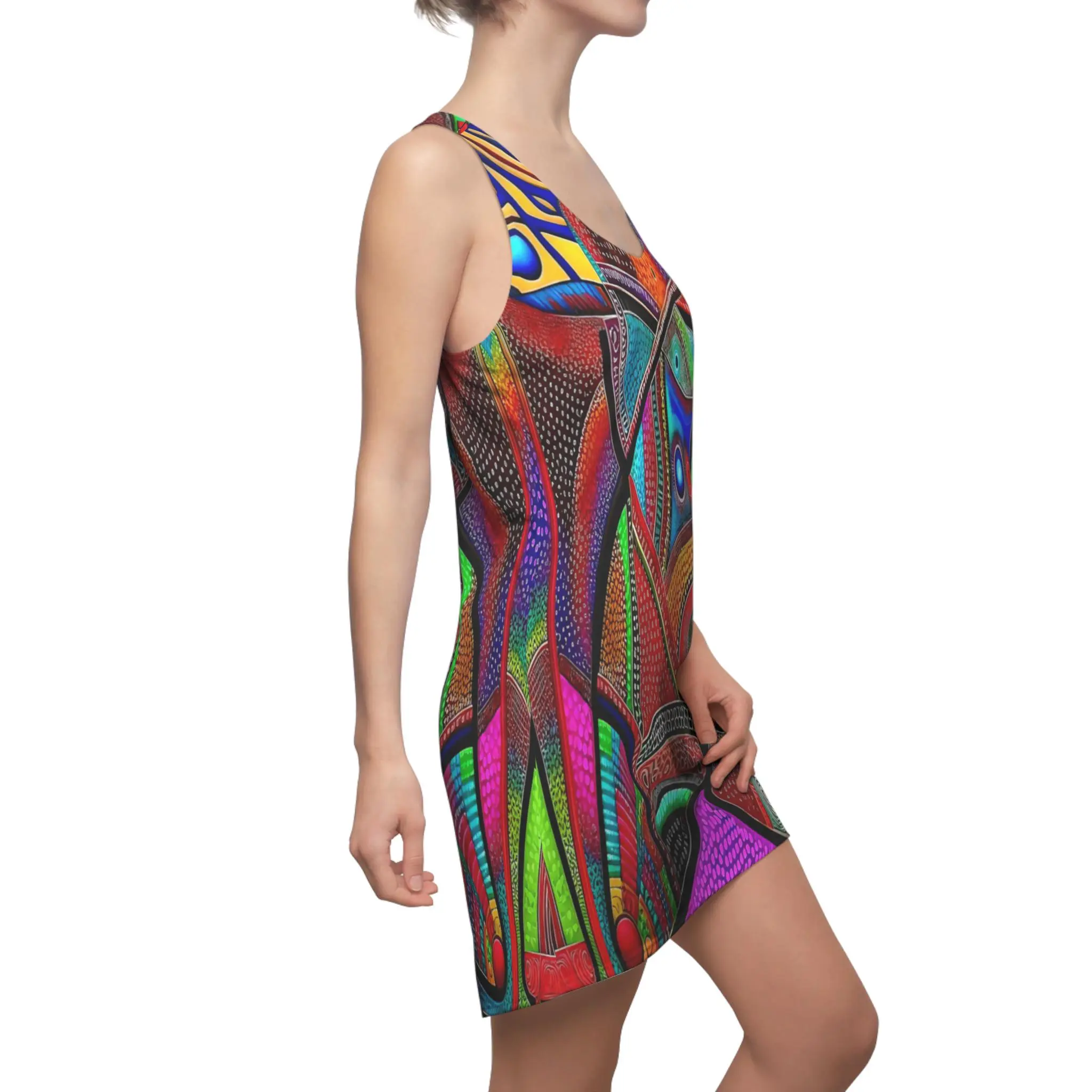 Artistic Fish - Racerback Dress