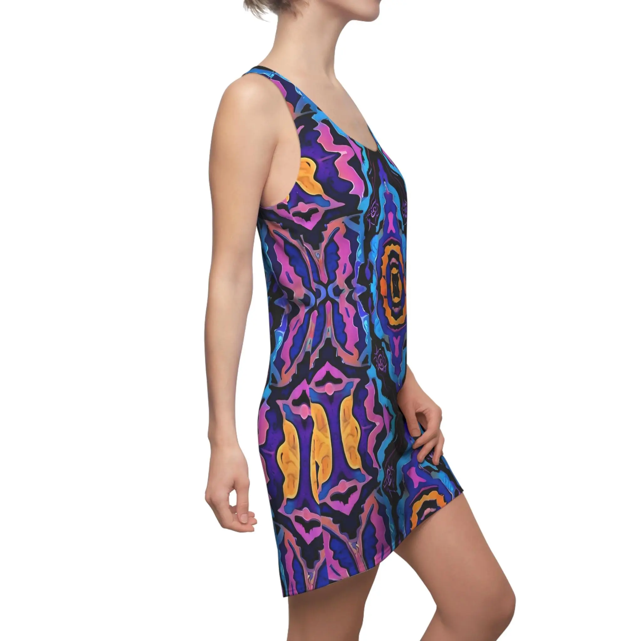 Purple H - Racerback Dress
