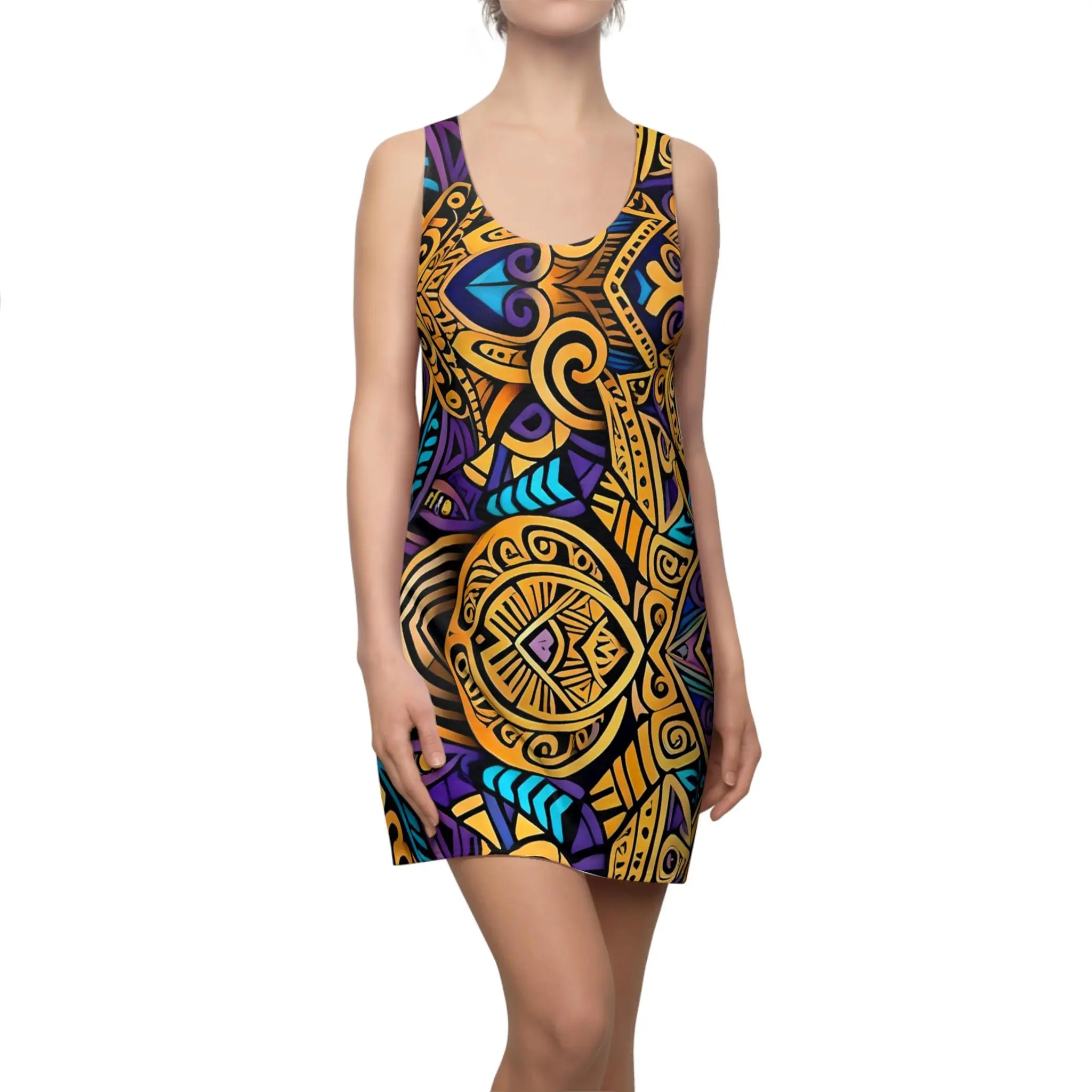 Gold Indo - Racerback Dress