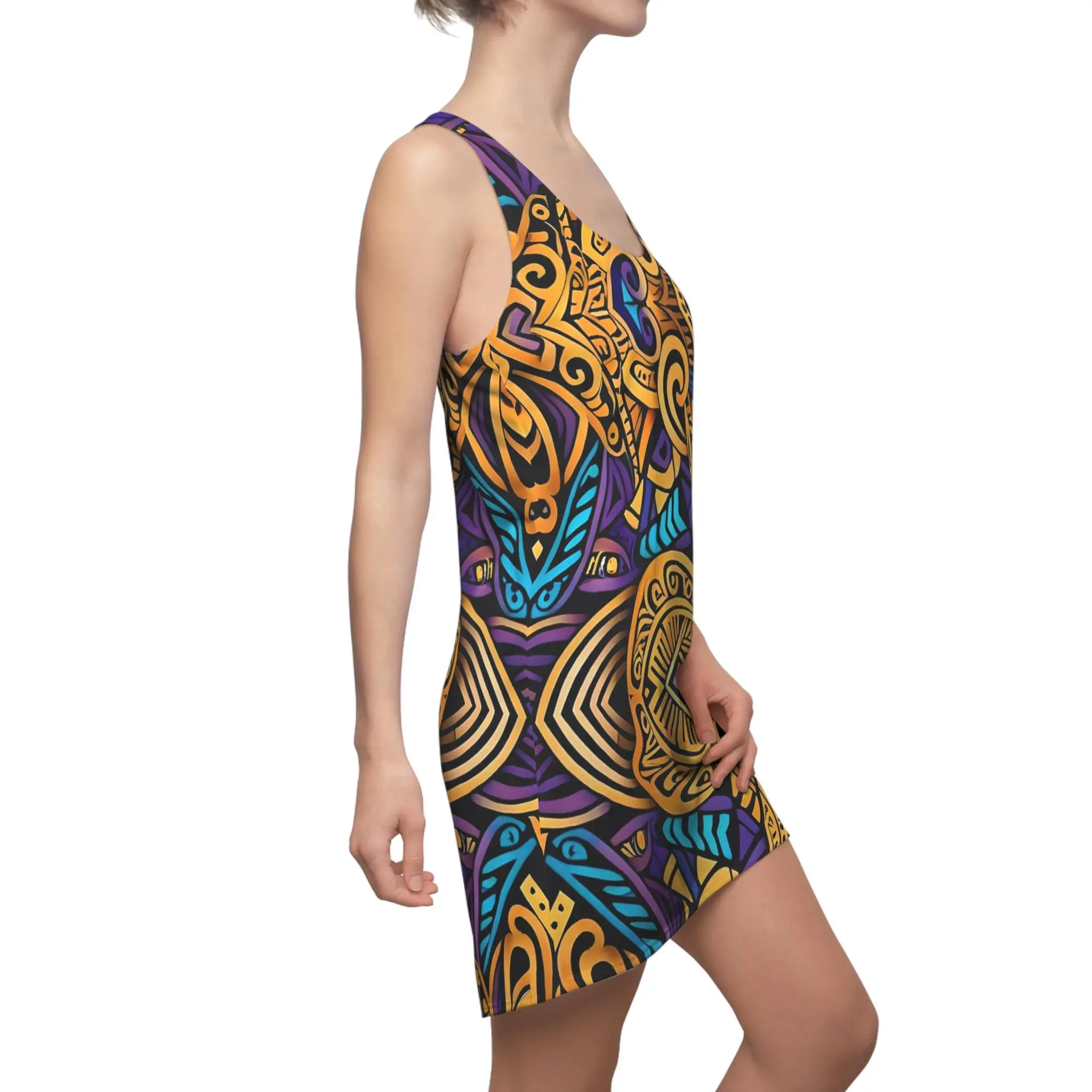 Gold Indo - Racerback Dress