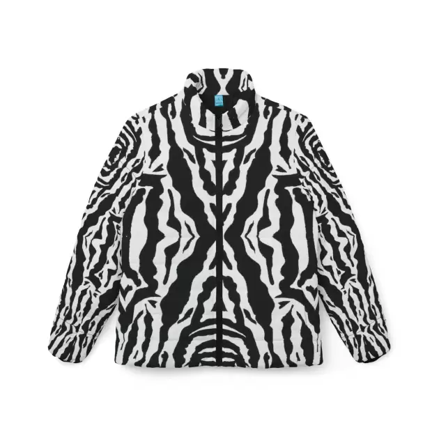 Zebra Confusion - Womens Puffer Jacket