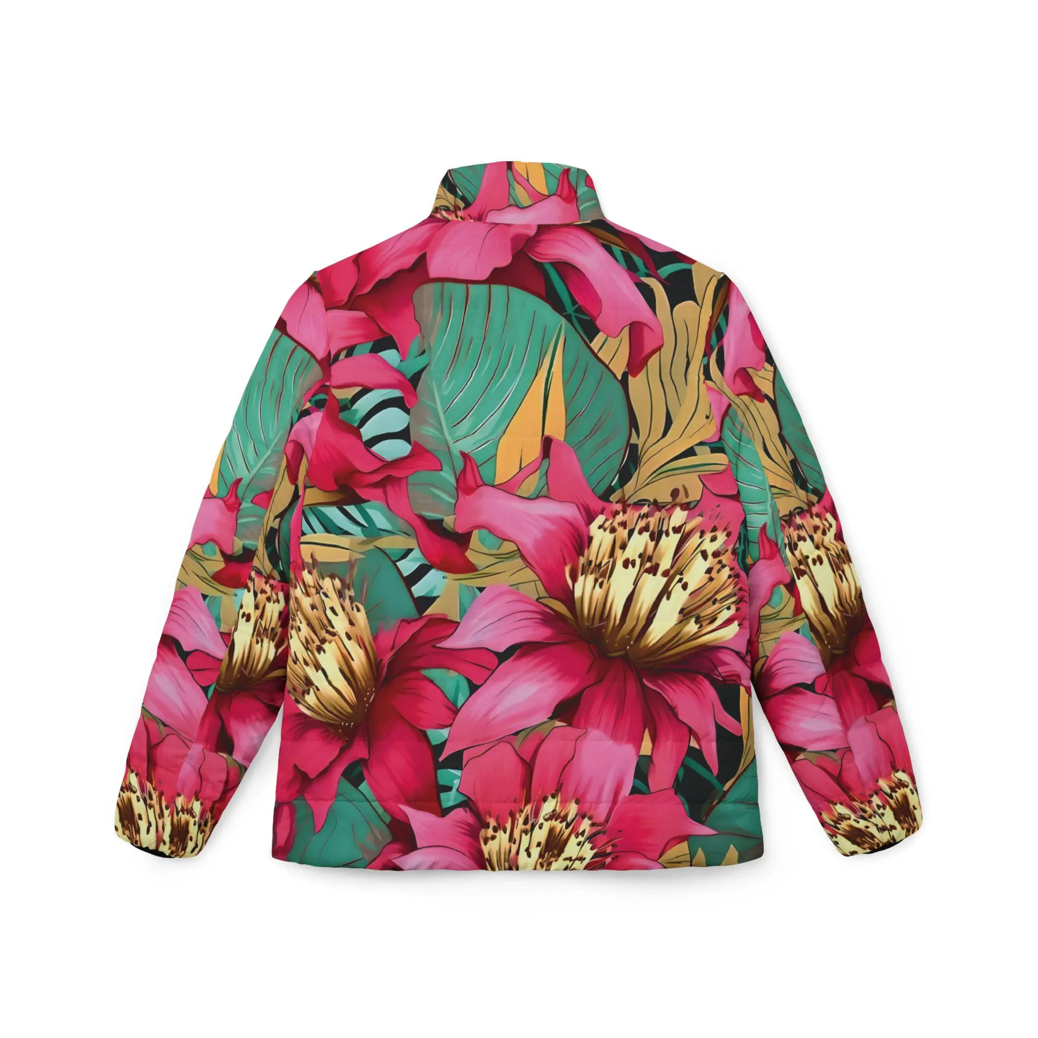 Morning Garden - Womens Puffer Jacket