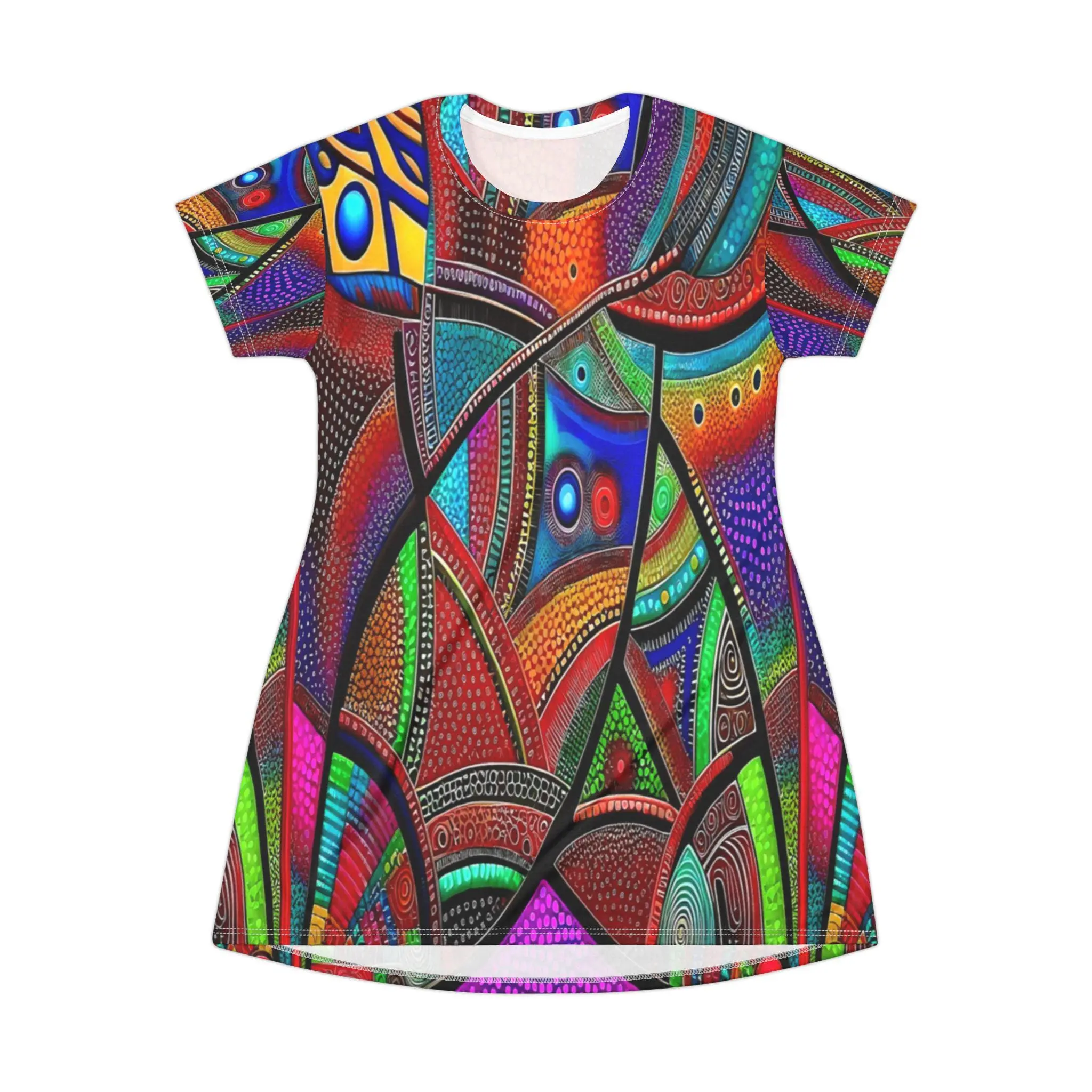 Artistic Fish - T-Shirt Dress
