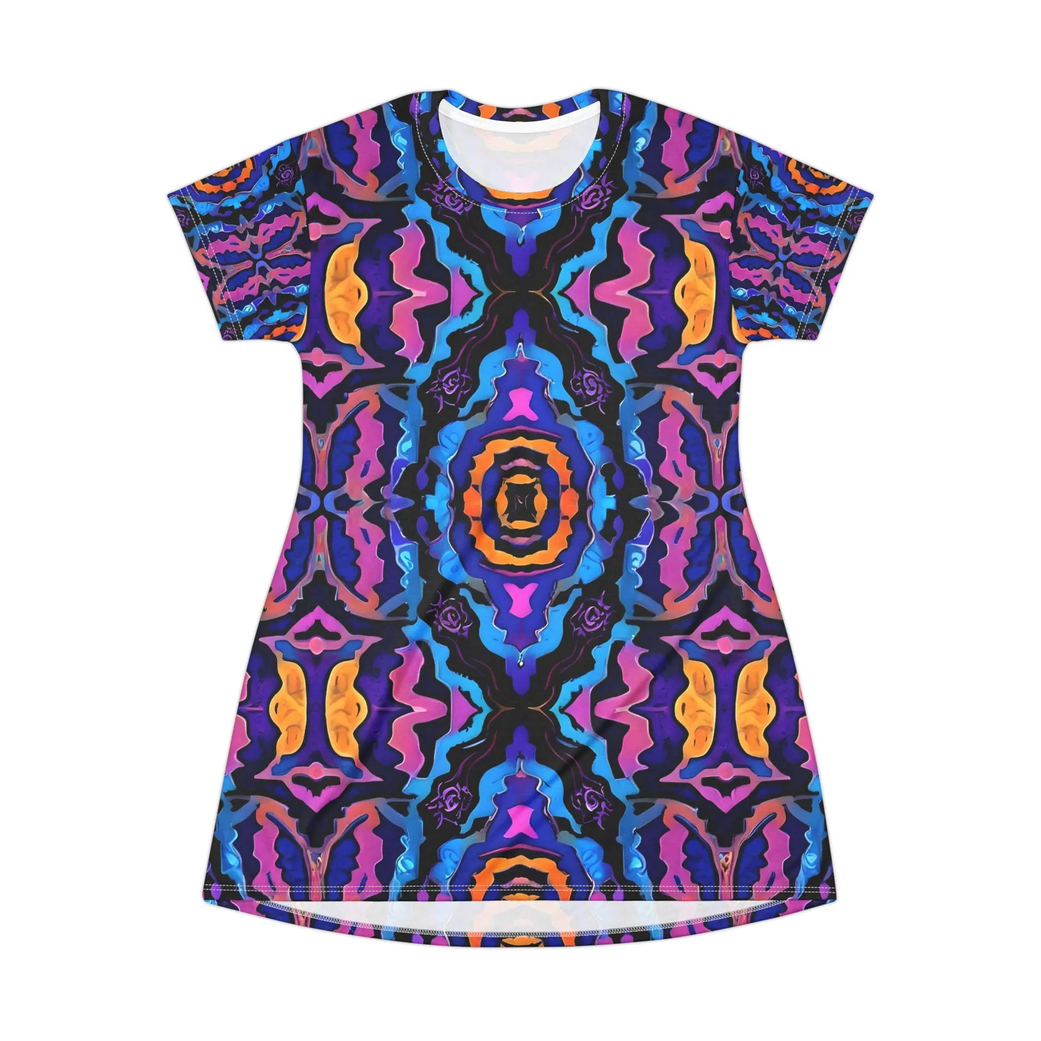 Purple H - T-Shirt Dress