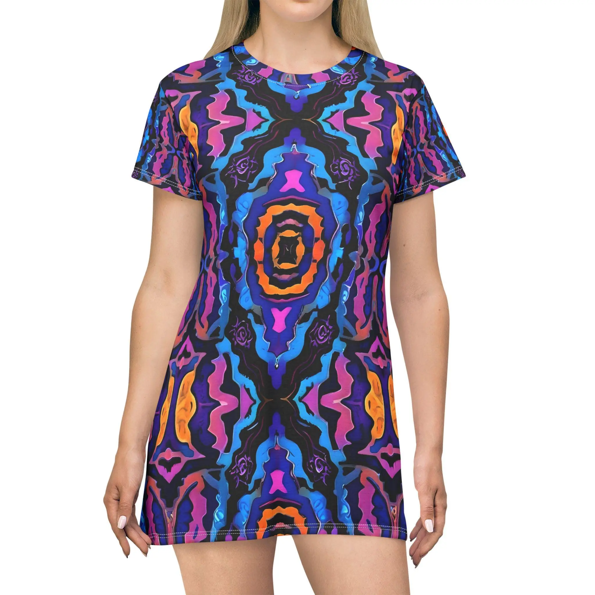Purple H - T-Shirt Dress