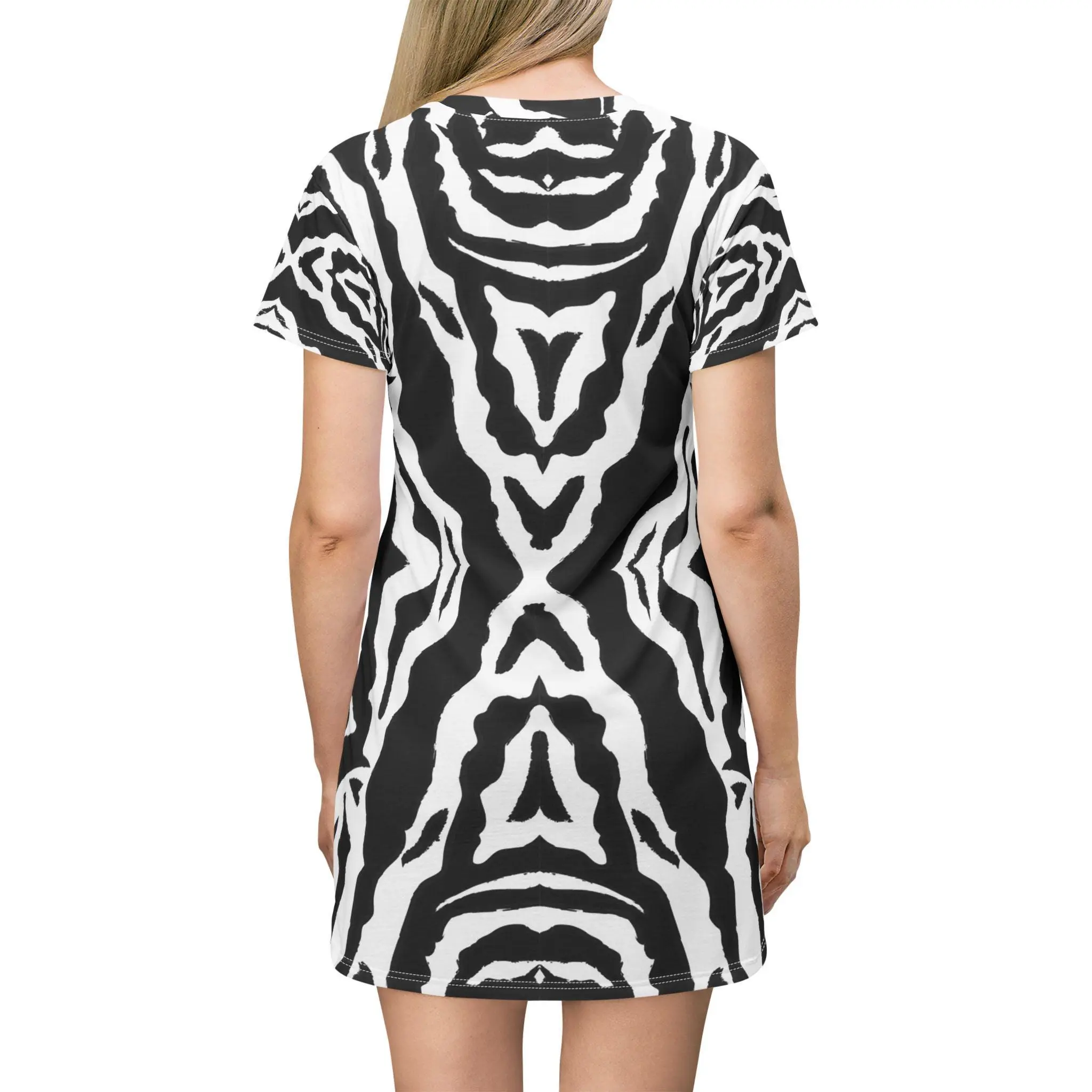 Zebra Confusion - T-Shirt Dress