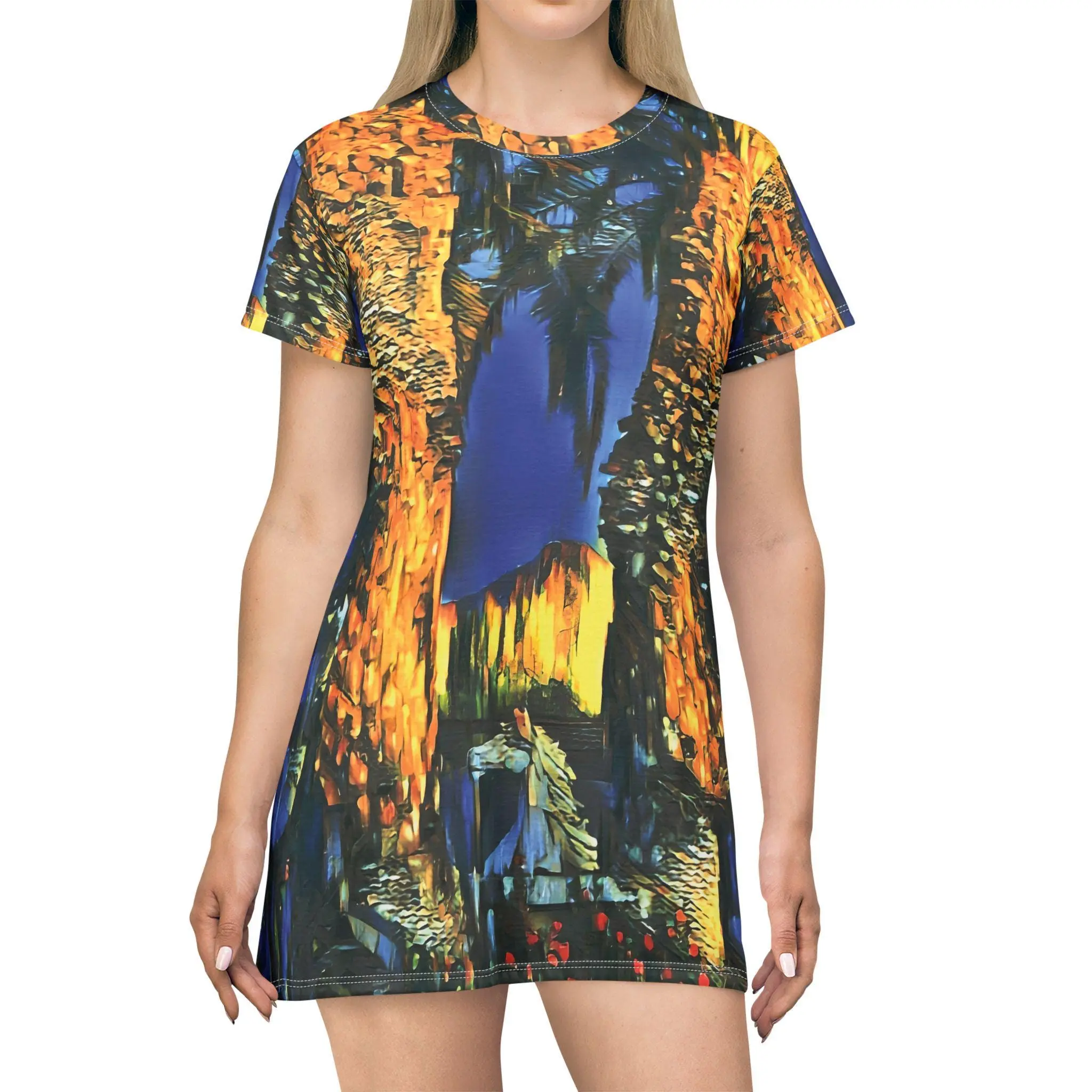 Golden Touch - T-Shirt Dress