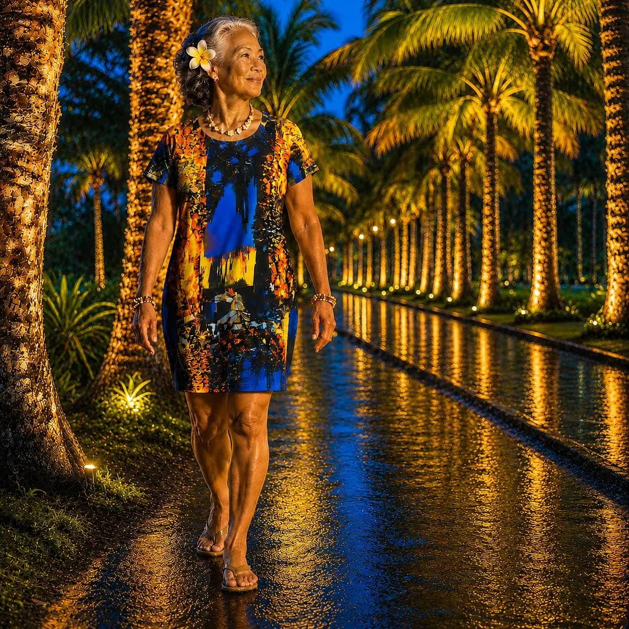 Golden Touch - T-Shirt Dress