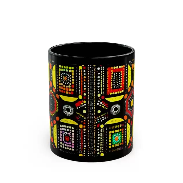 Square Dots - Coffee Mug