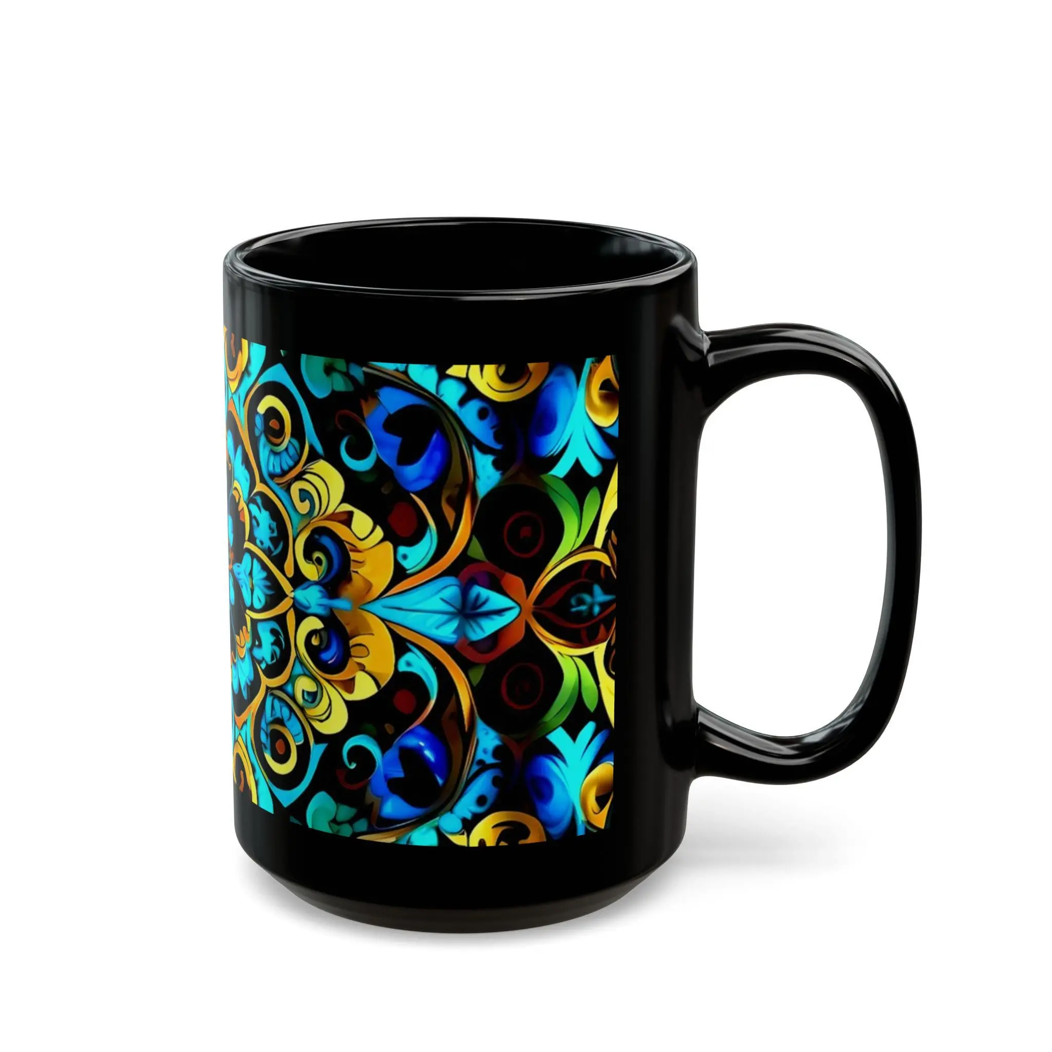 Blue Lace C - Coffee Mug