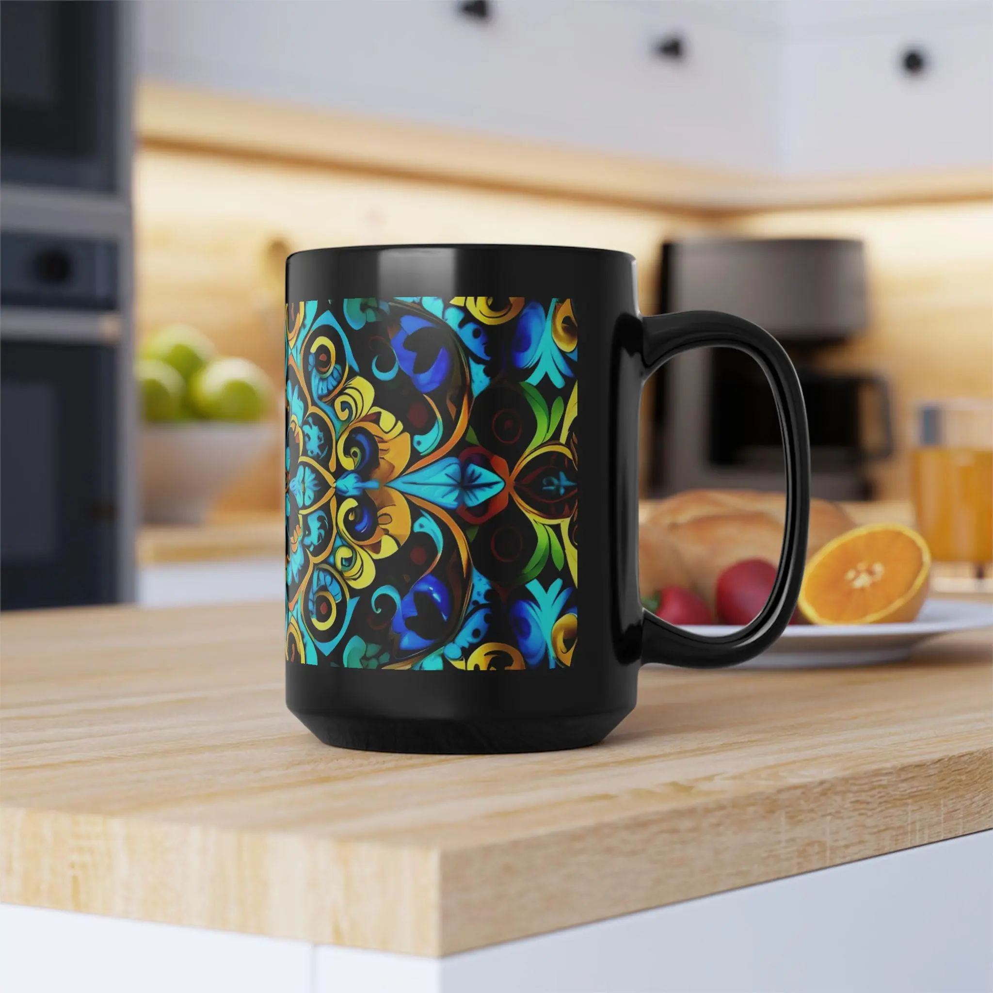 Blue Lace C - Coffee Mug