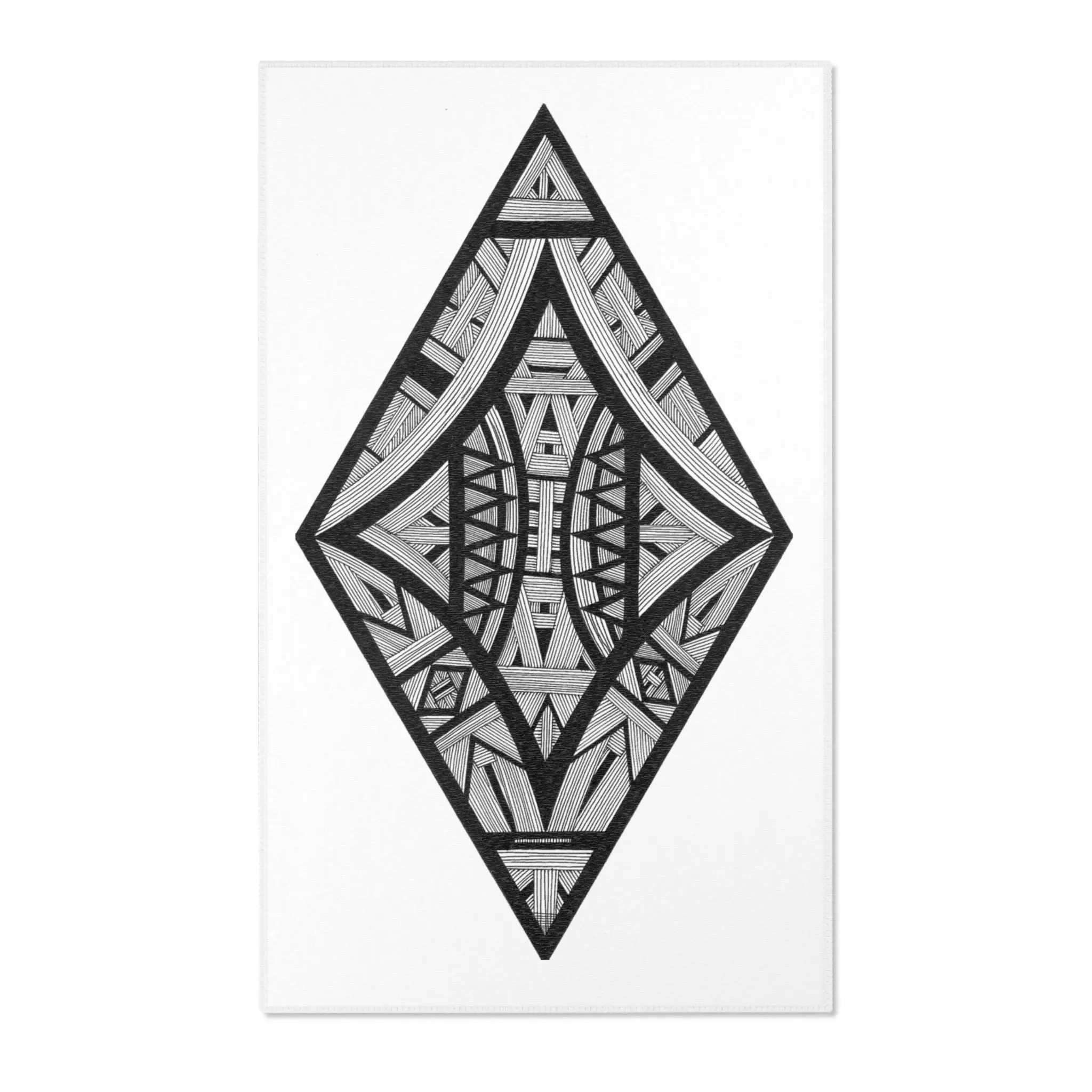 Black Diamond 1 - Area Rug