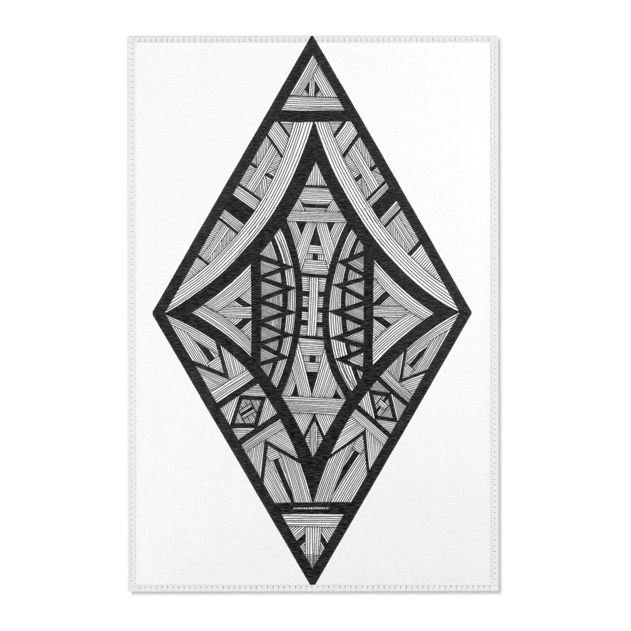 Black Diamond 1 - Area Rug
