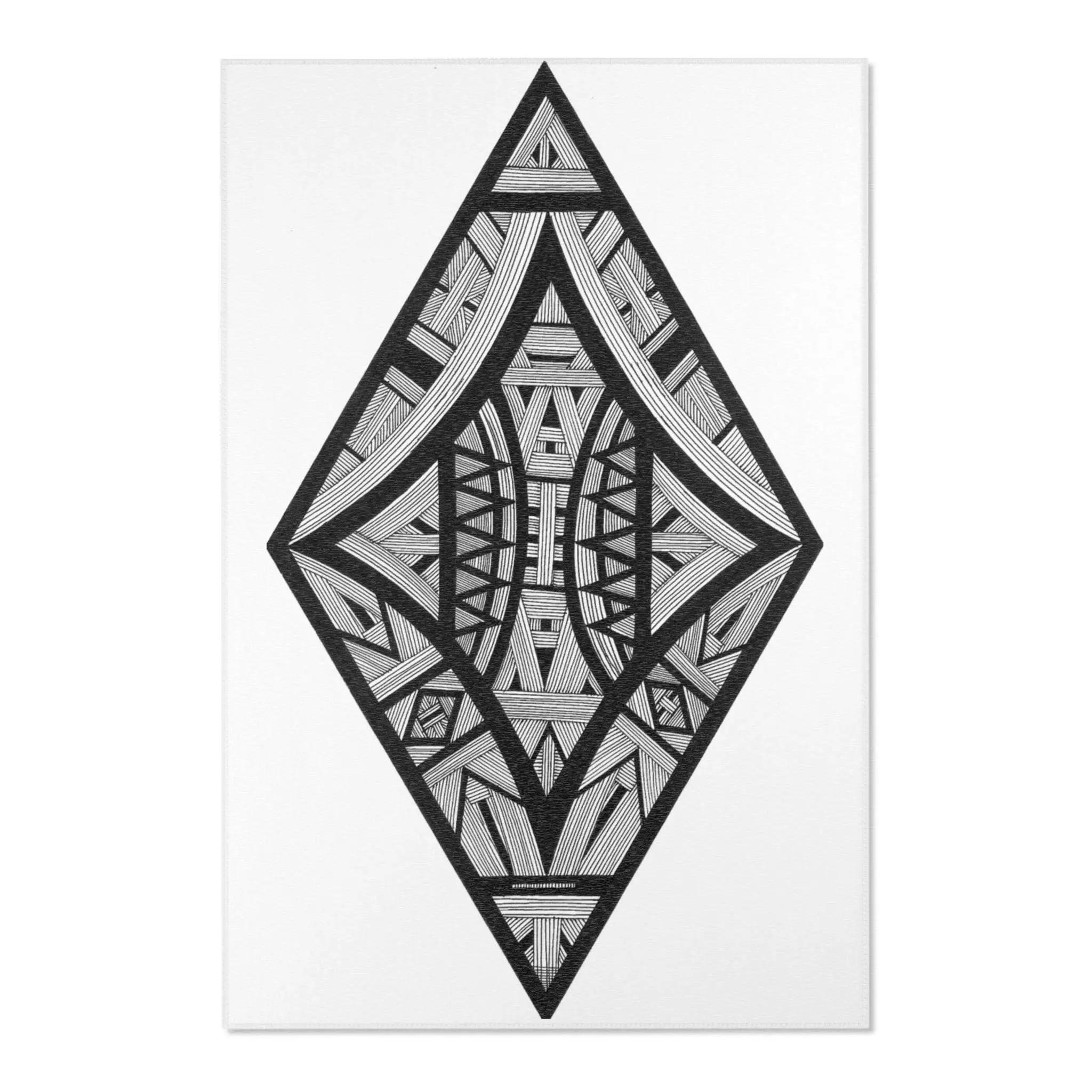 Black Diamond 1 - Area Rug