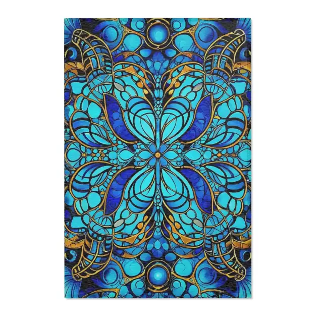 Blue Lobsters - Area Rug