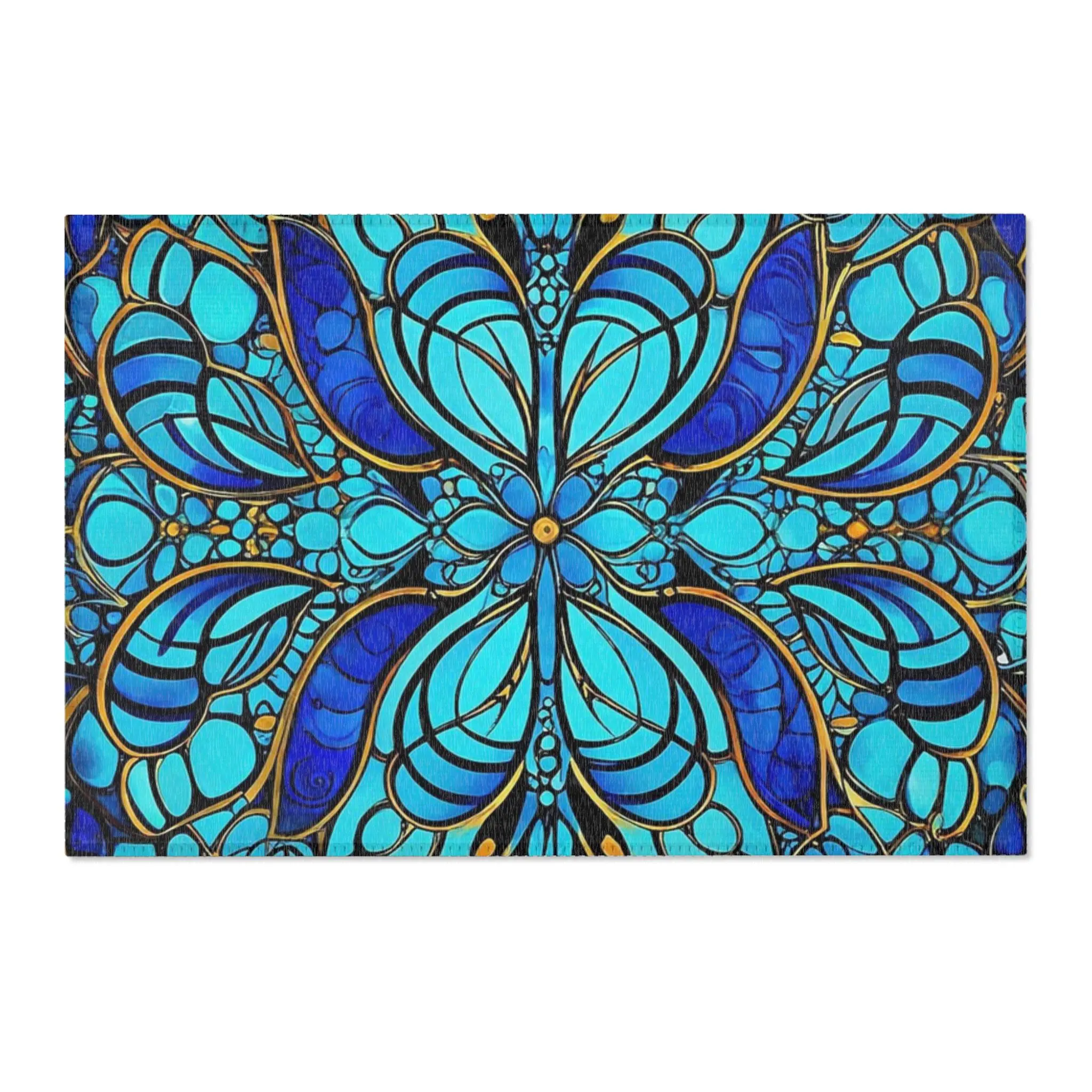 Blue Lobsters - Area Rug