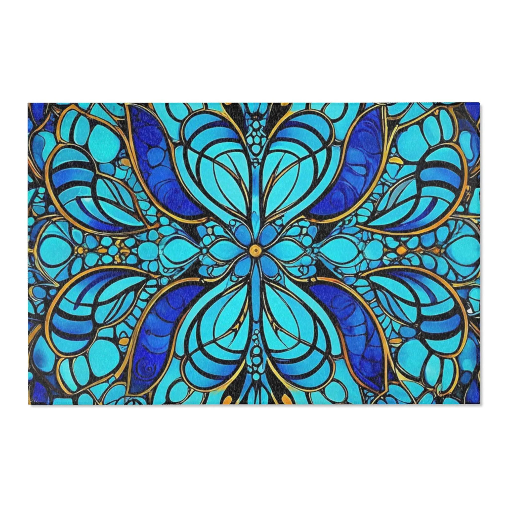 Blue Lobsters - Area Rug