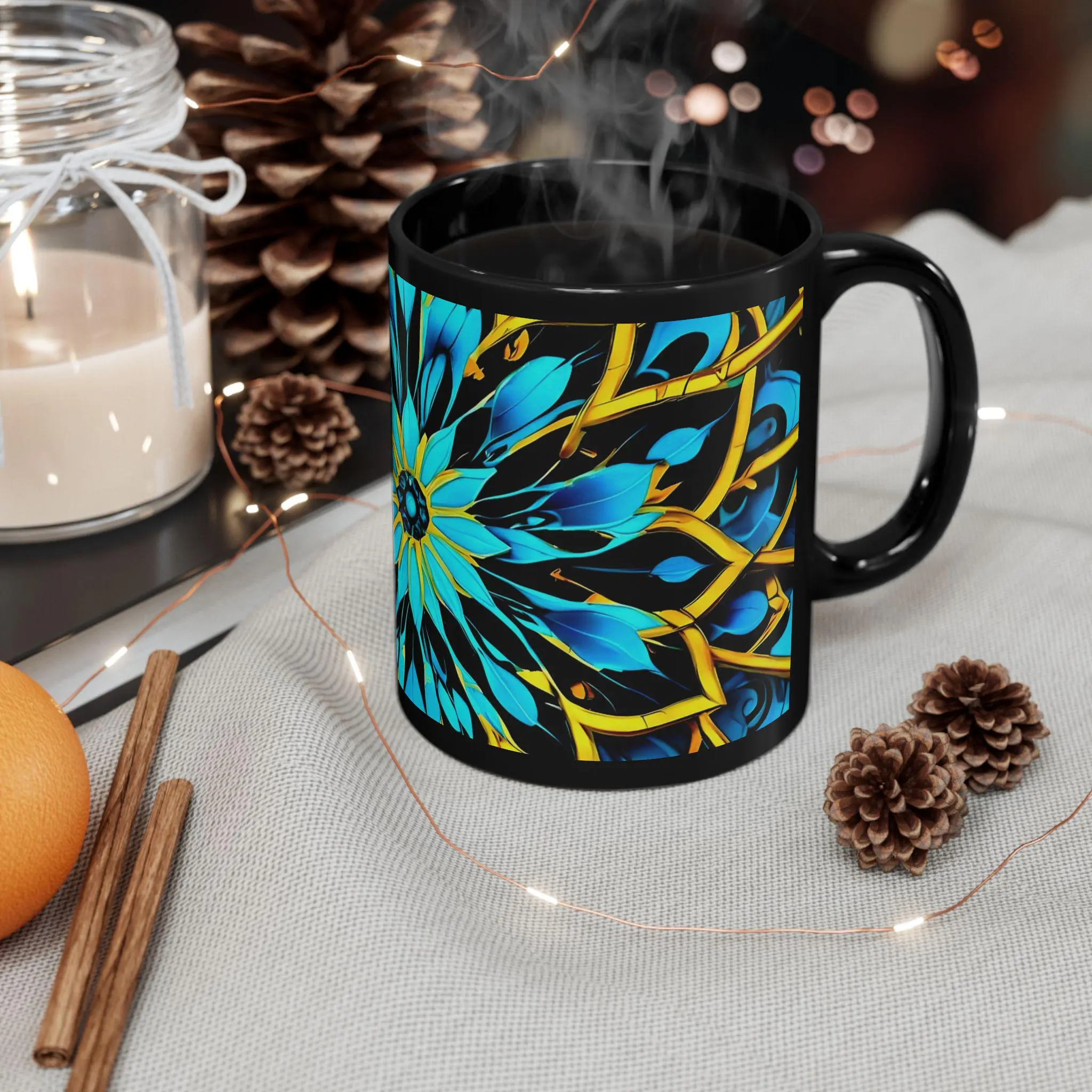Blue Lace A - Coffee Mug