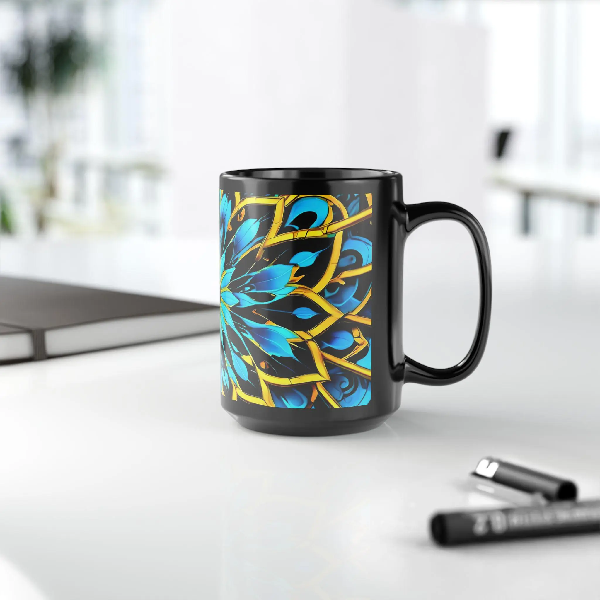 Blue Lace A - Coffee Mug