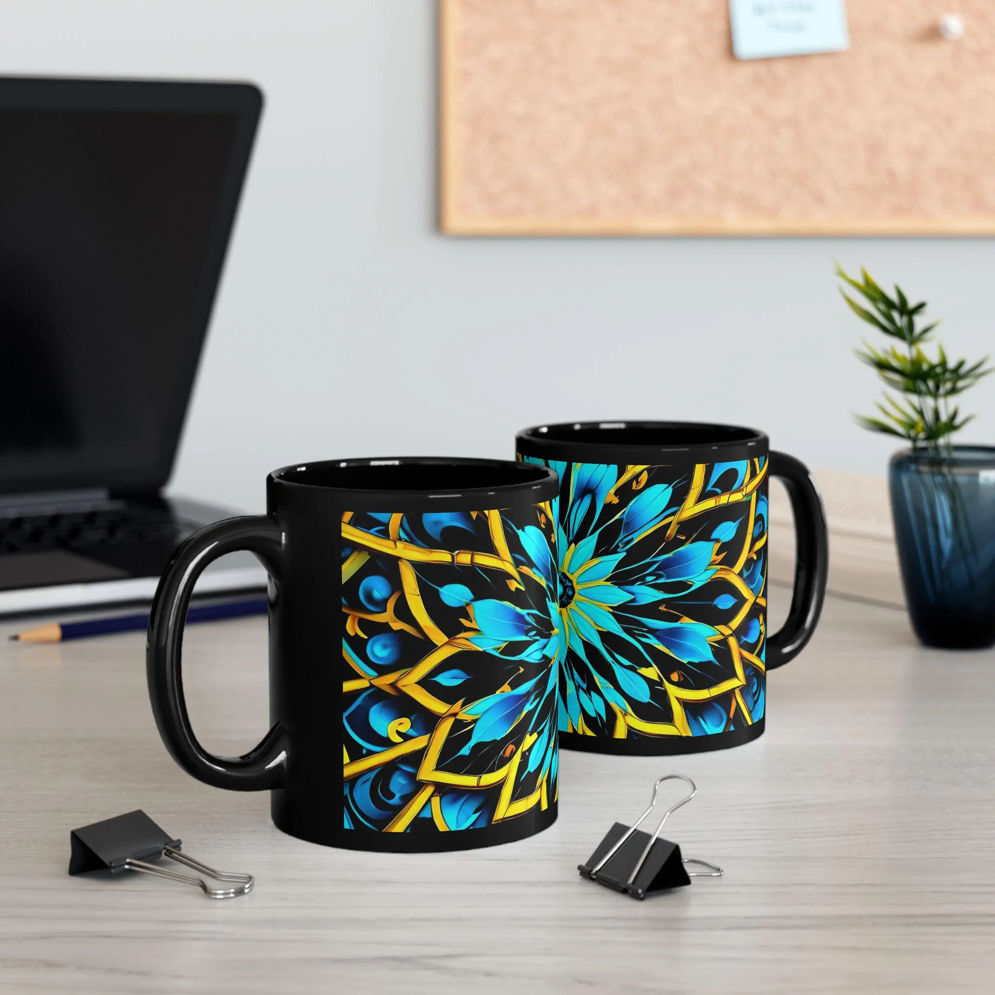 Blue Lace A - Coffee Mug