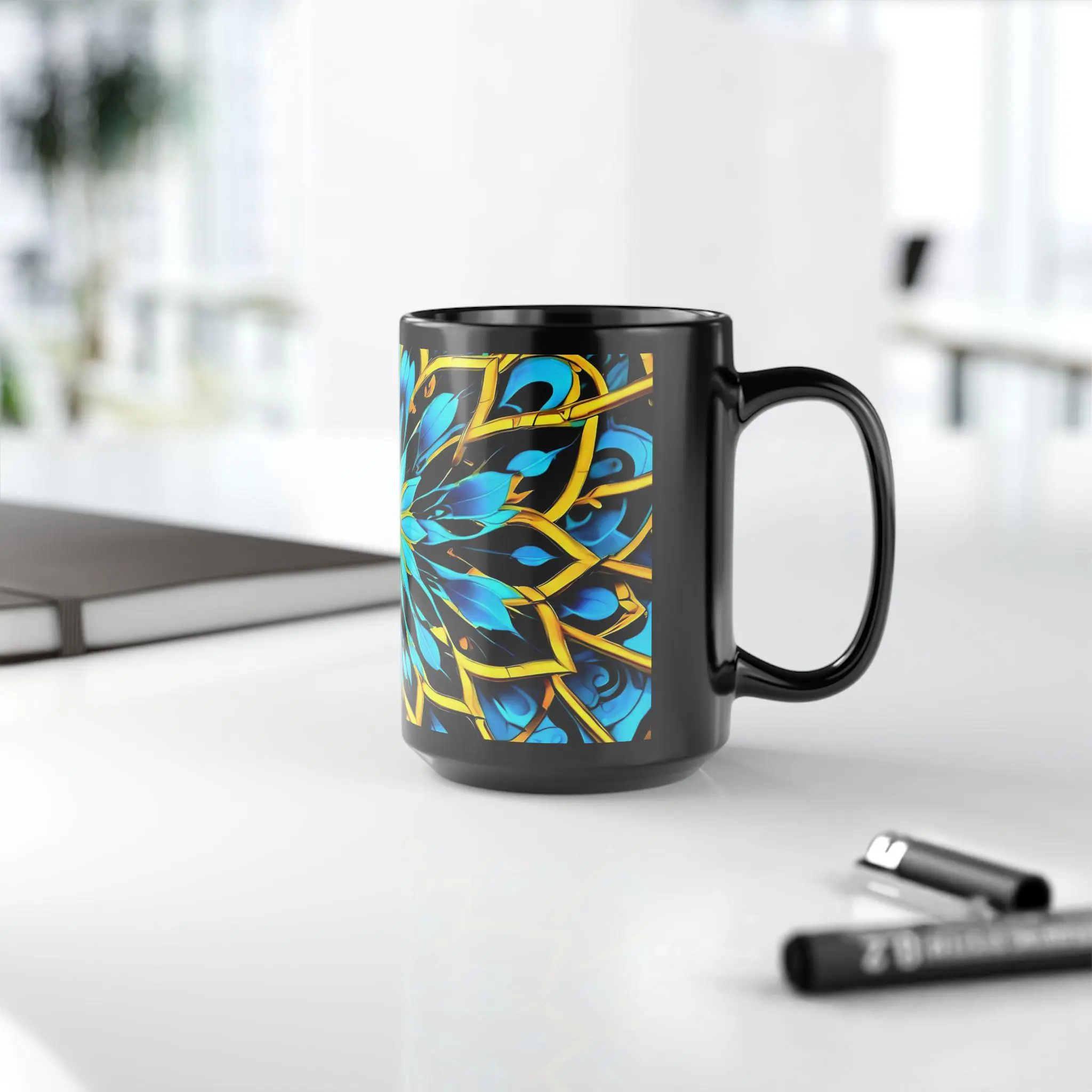 Blue Lace A - Coffee Mug