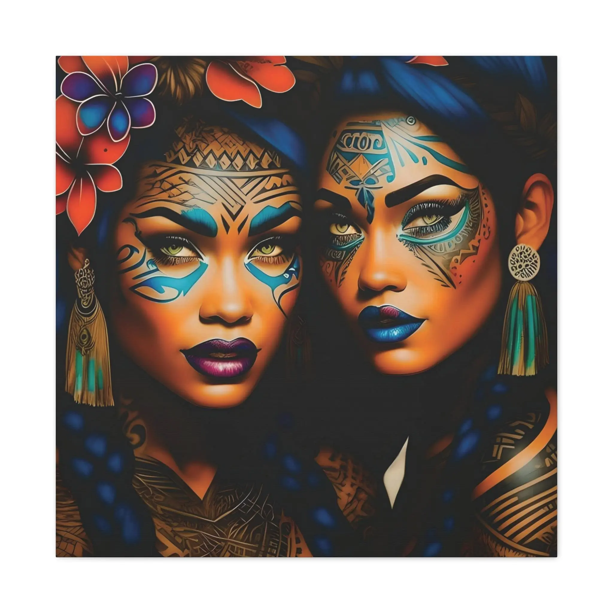 Painted Ladies - Canvas Wall Art