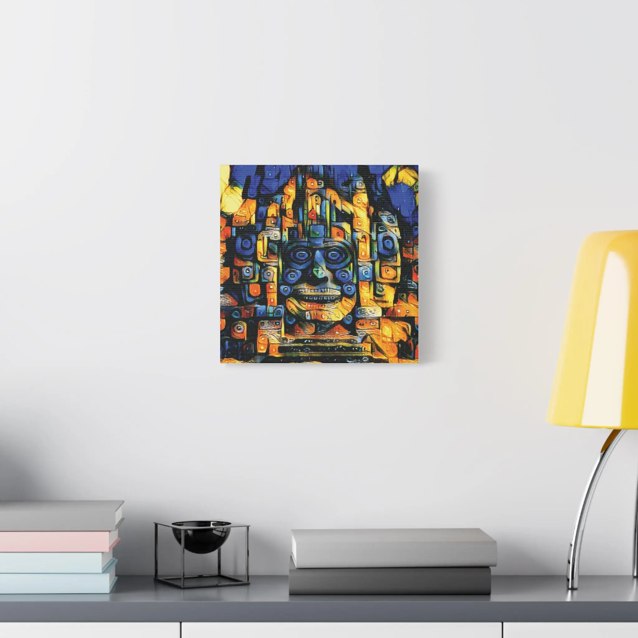 Purple Face - Canvas Wall Art